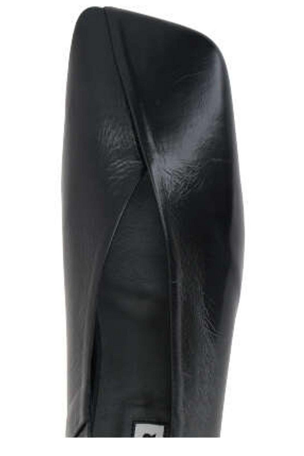 Shop Jil Sander Asymmetric Square Toe Ballerina Shoes In Black