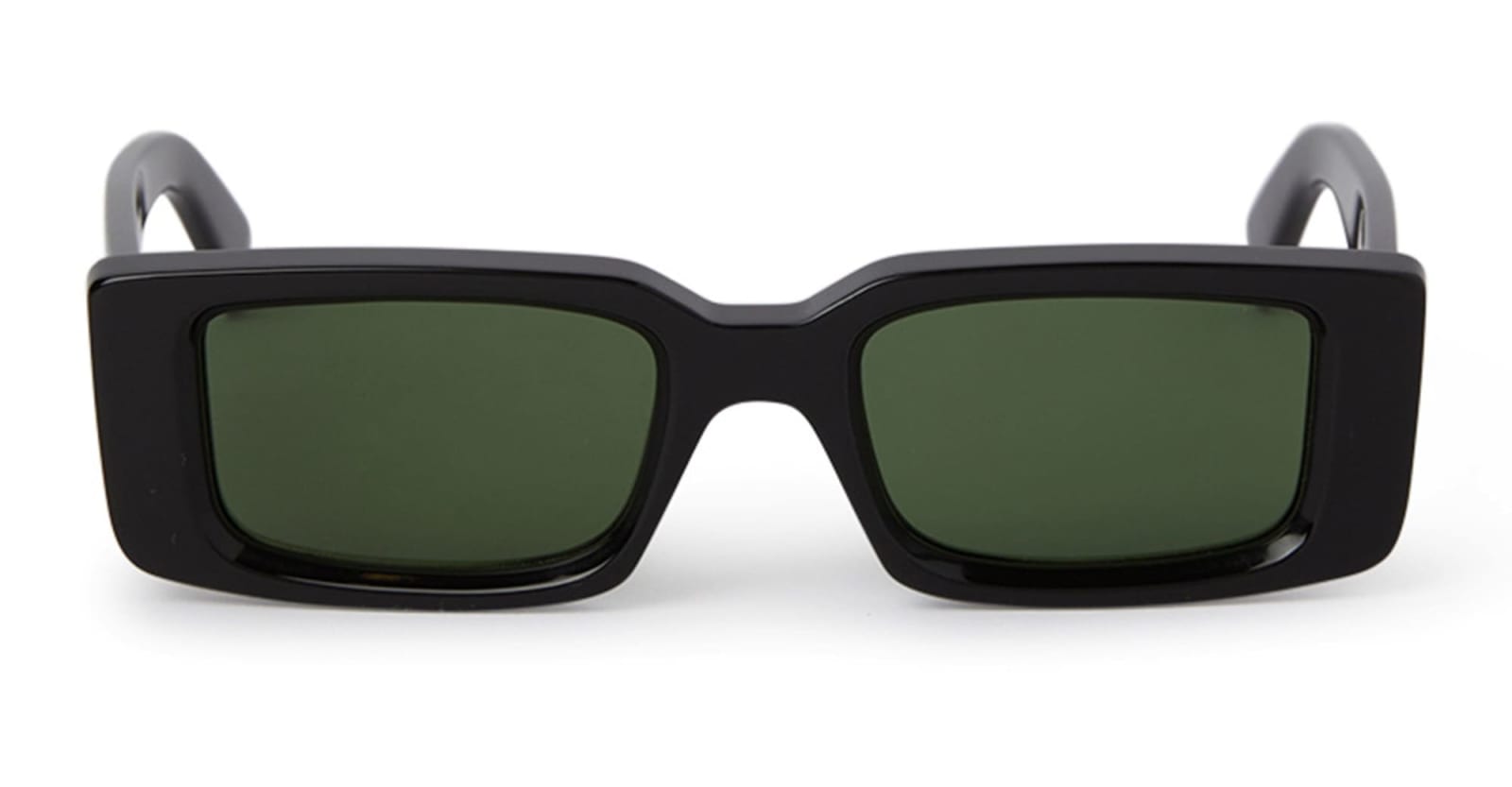 Shop Off-white Arthur - Black / Green Sunglasses