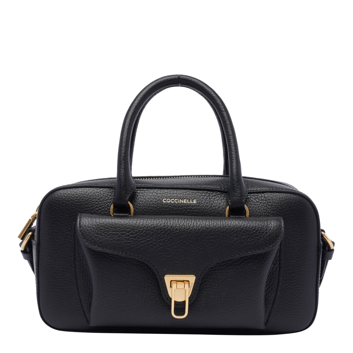 Shop Coccinelle Medium Beat Soft Handbag In Black