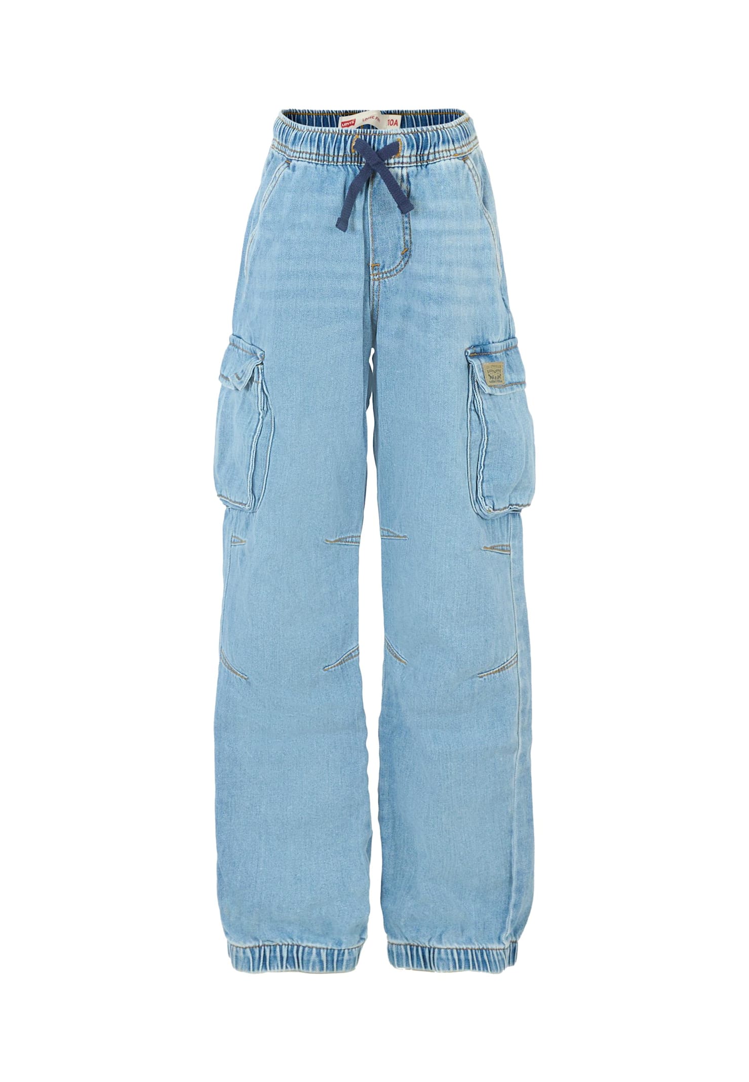 Levi's Denim Jeans For Boy With Patch In Blue