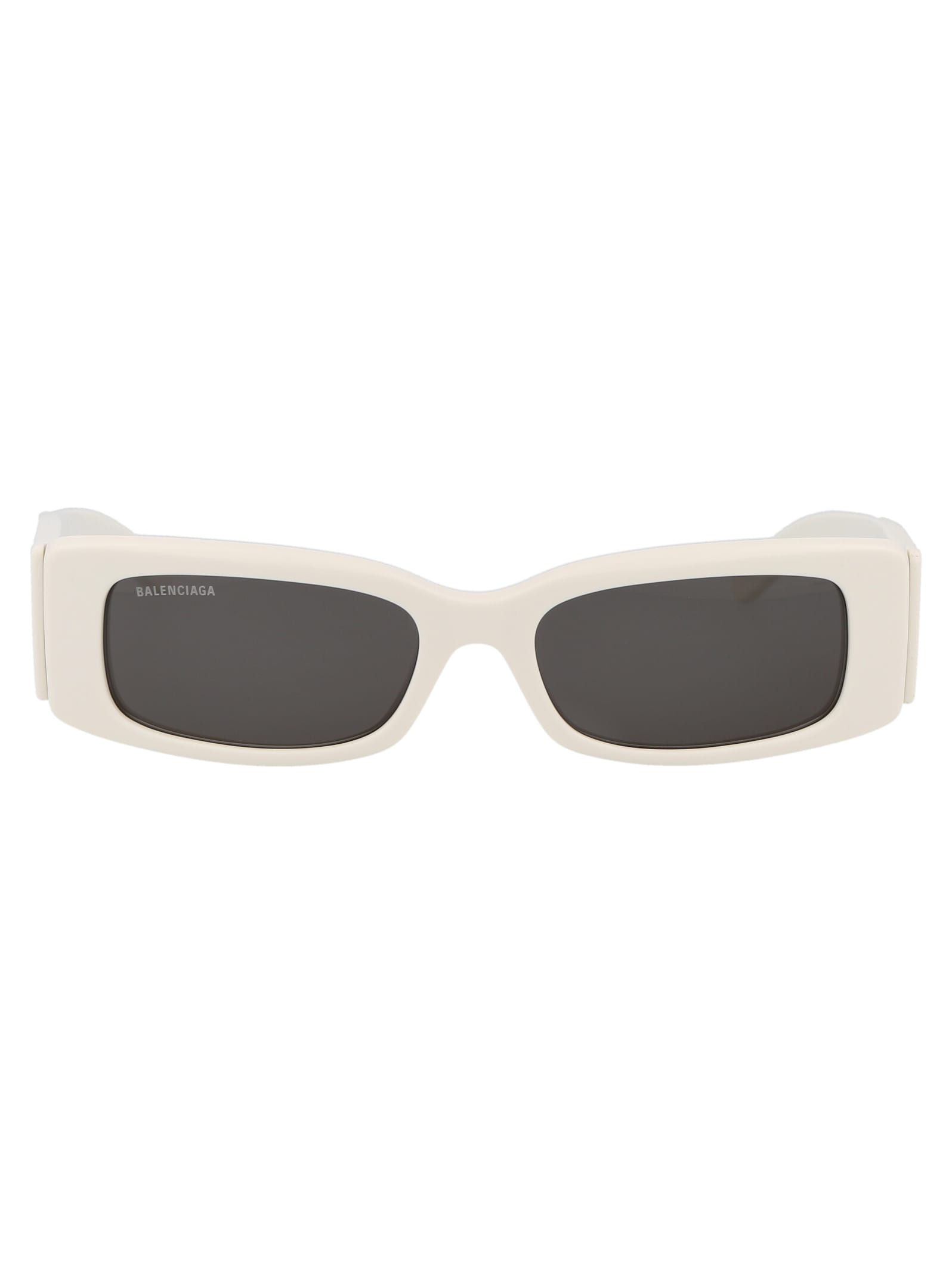 BB0260S 003 RECTANGULAR SUNGLASSES - WHITE