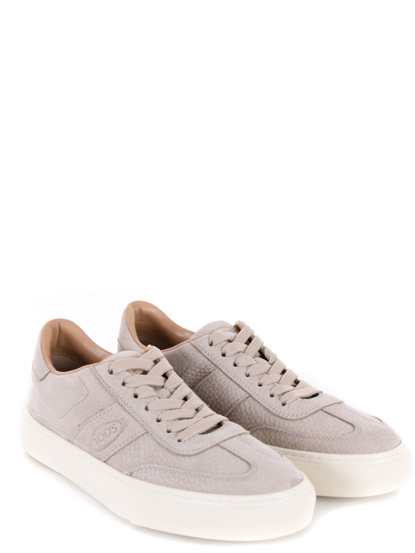 Shop Tod's Tods Sneakers In Dove Grey