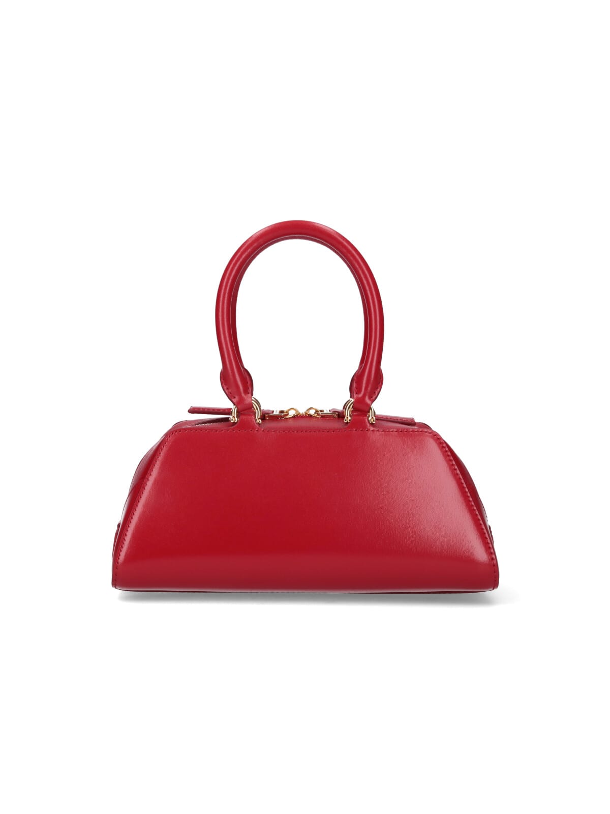 Givenchy Small Leather Shoulder Bag With Structured Shape In Red