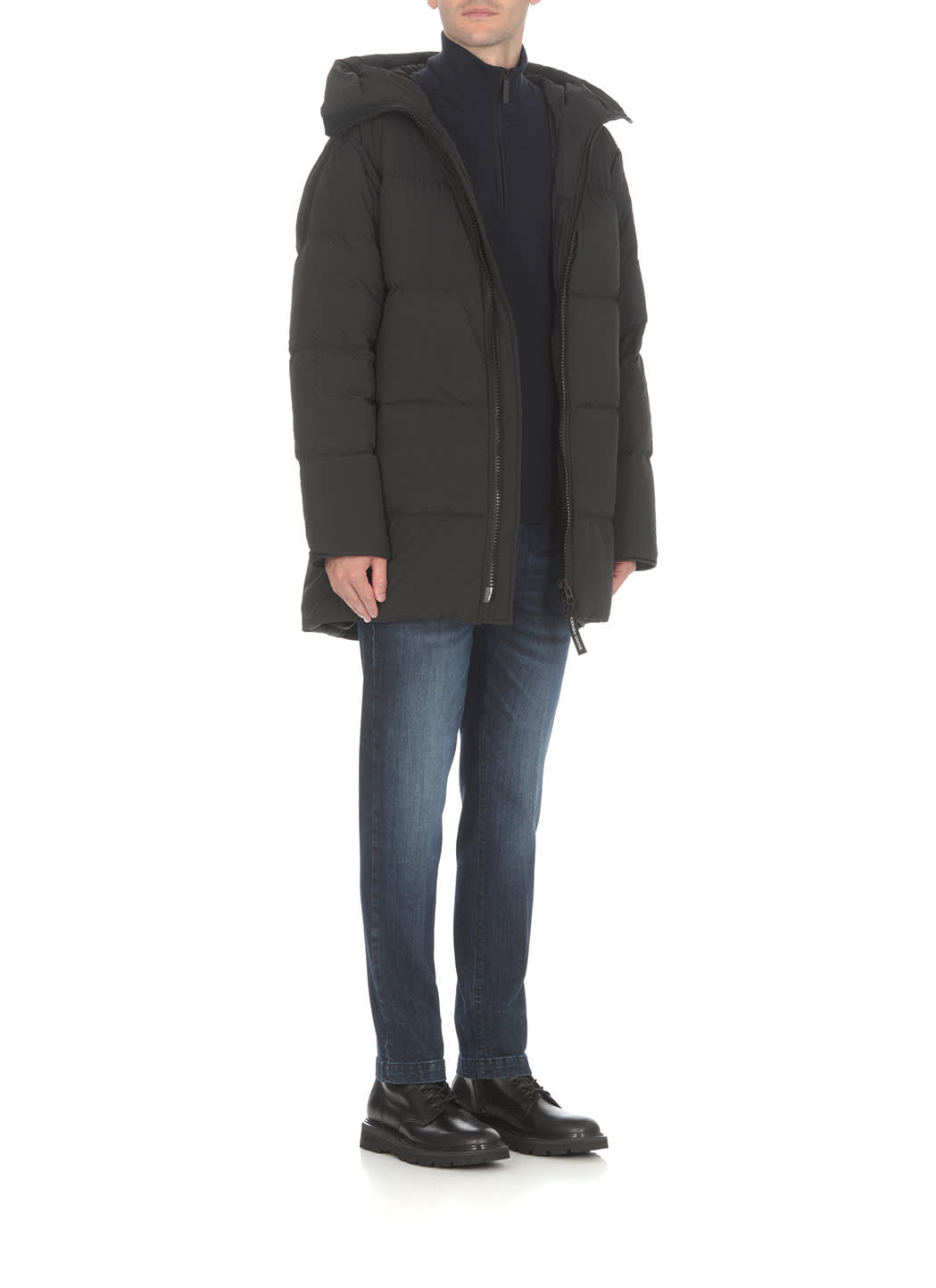 Shop Canada Goose Lawrence Puffer Down Jacket In Black