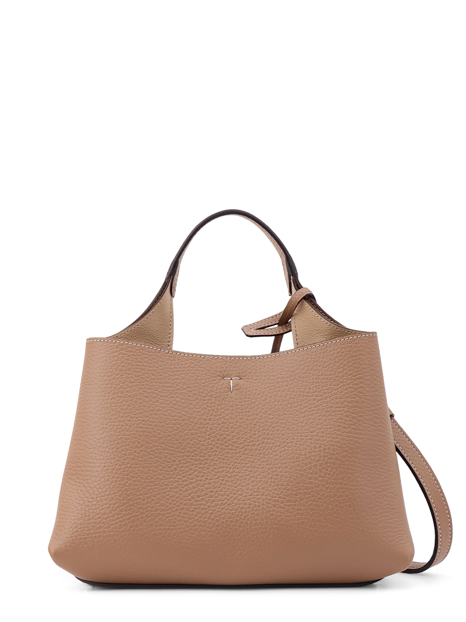 Tod's Micro Logo Tote Bag In Brown