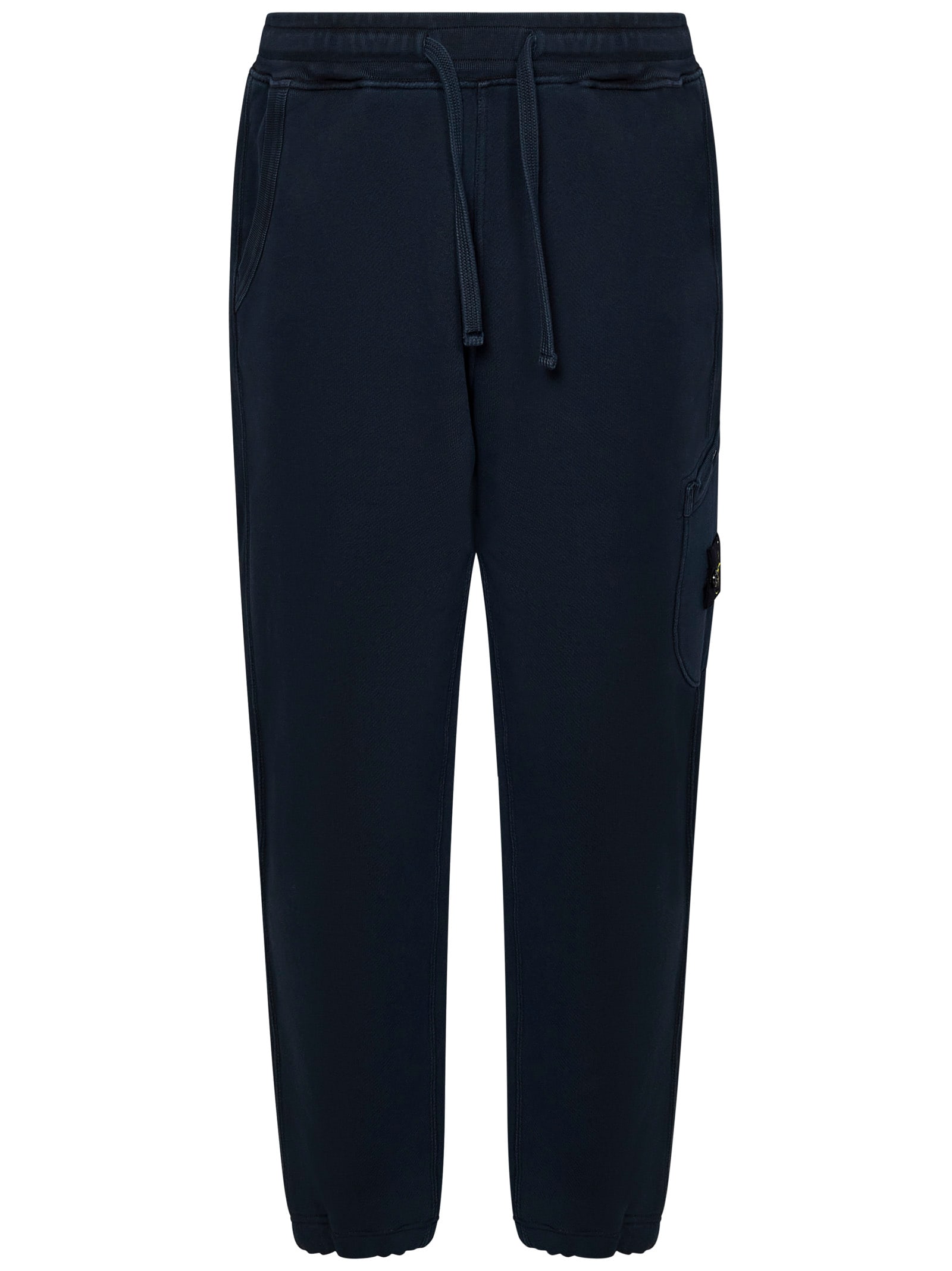 Shop Stone Island Trousers In Blue