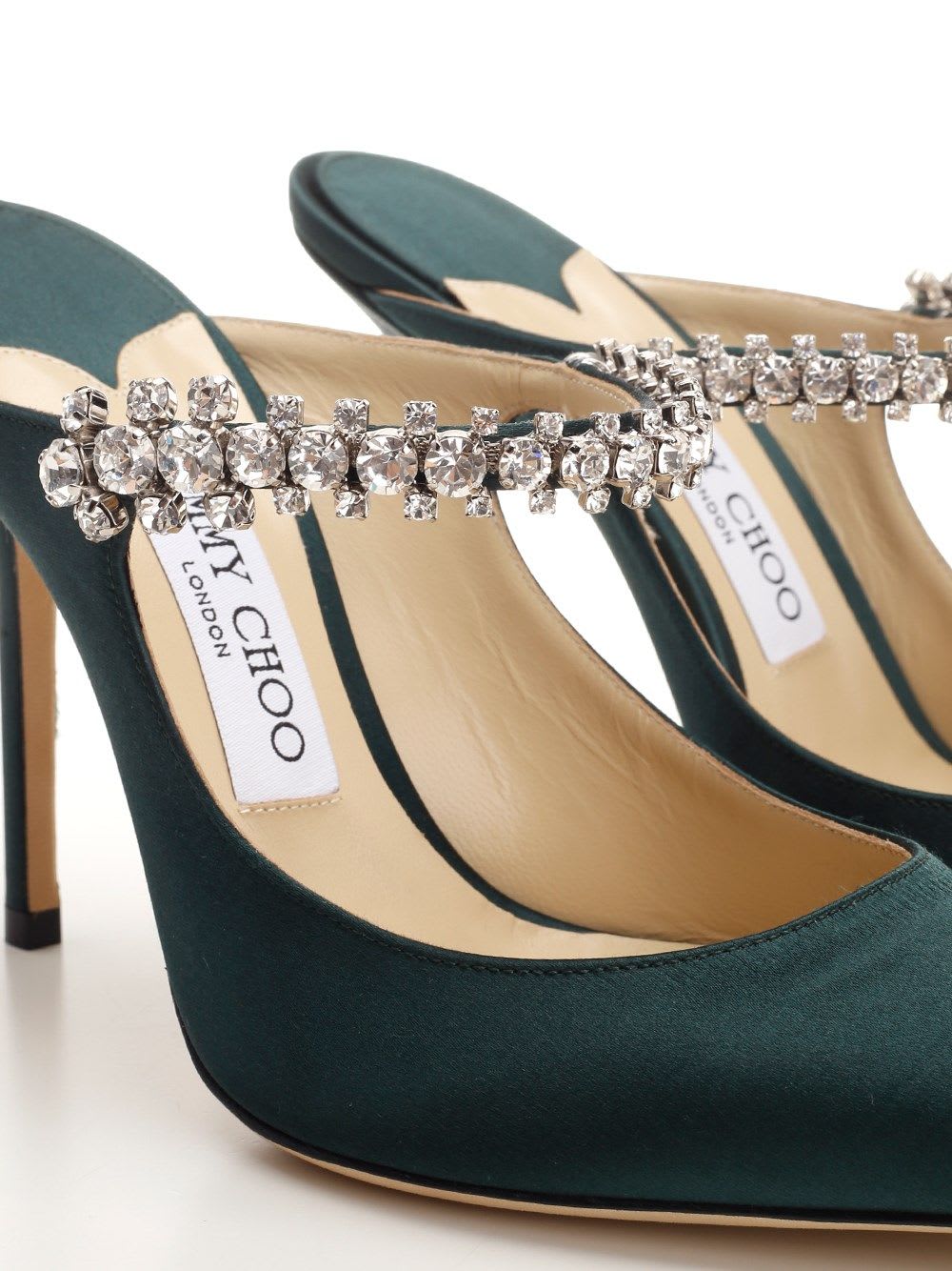 Shop Jimmy Choo Bing Sabot In Green