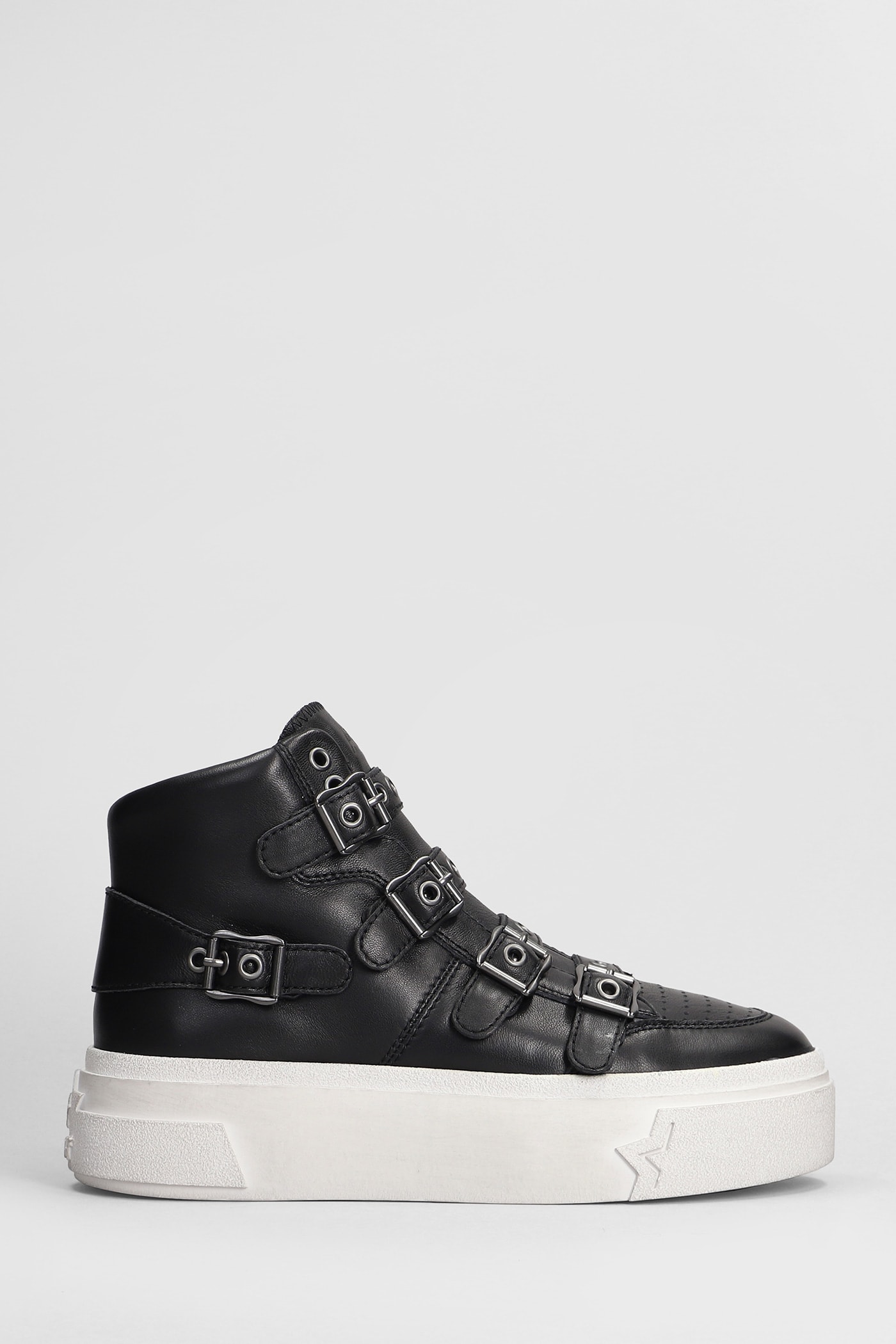 Shop Ash Starmoon Sneakers In Black Leather