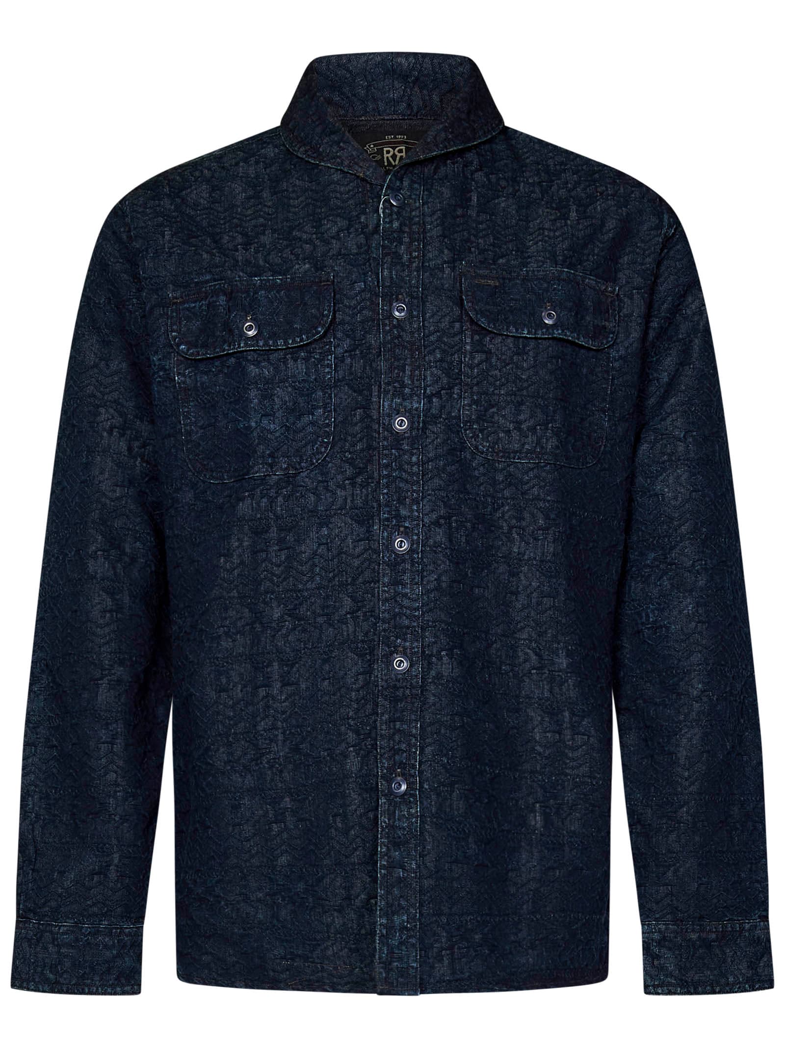 Shop Ralph Lauren Rrl Shirt In Blue