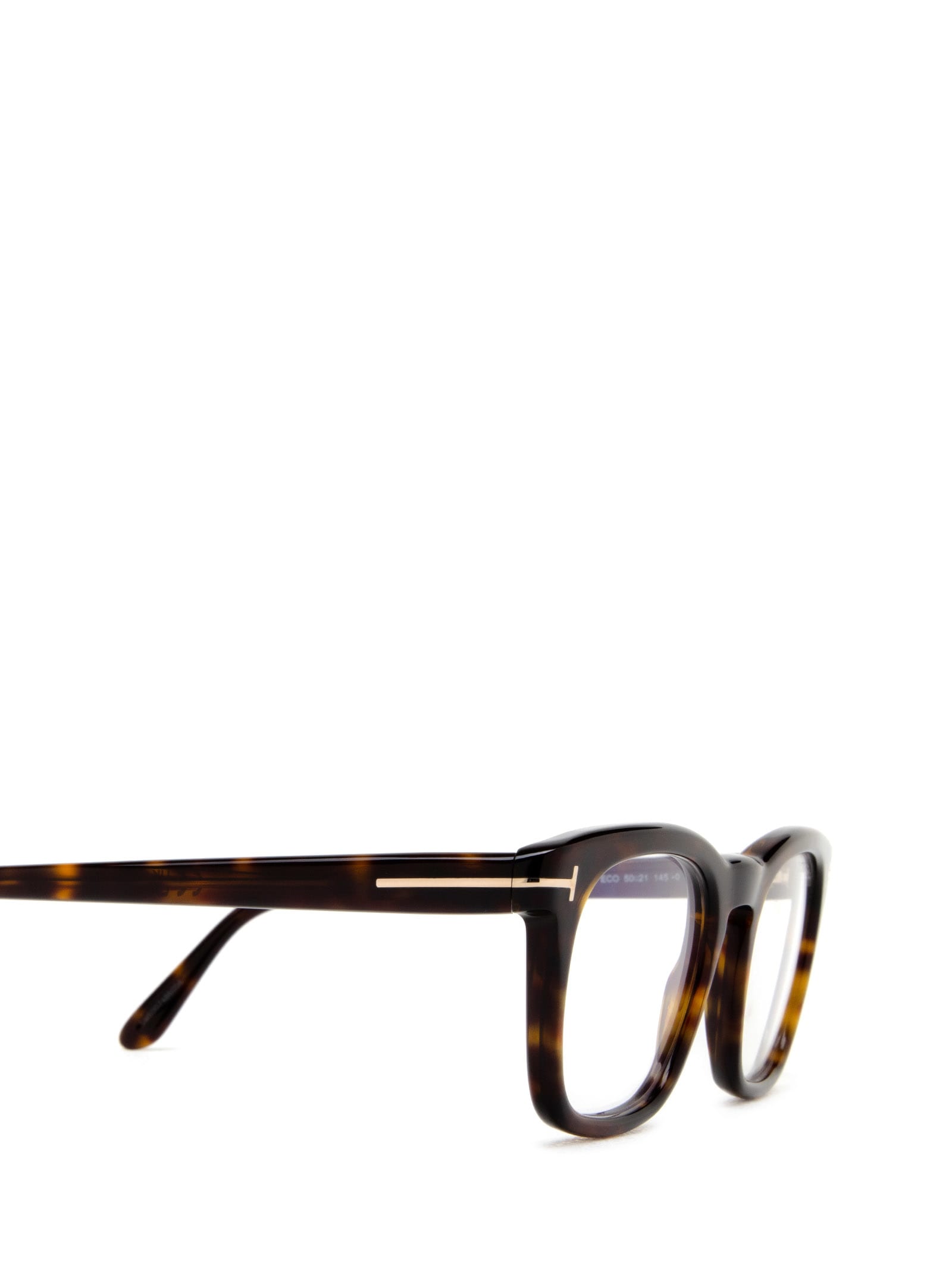Shop Tom Ford Ft5870-b Dark Havana Glasses