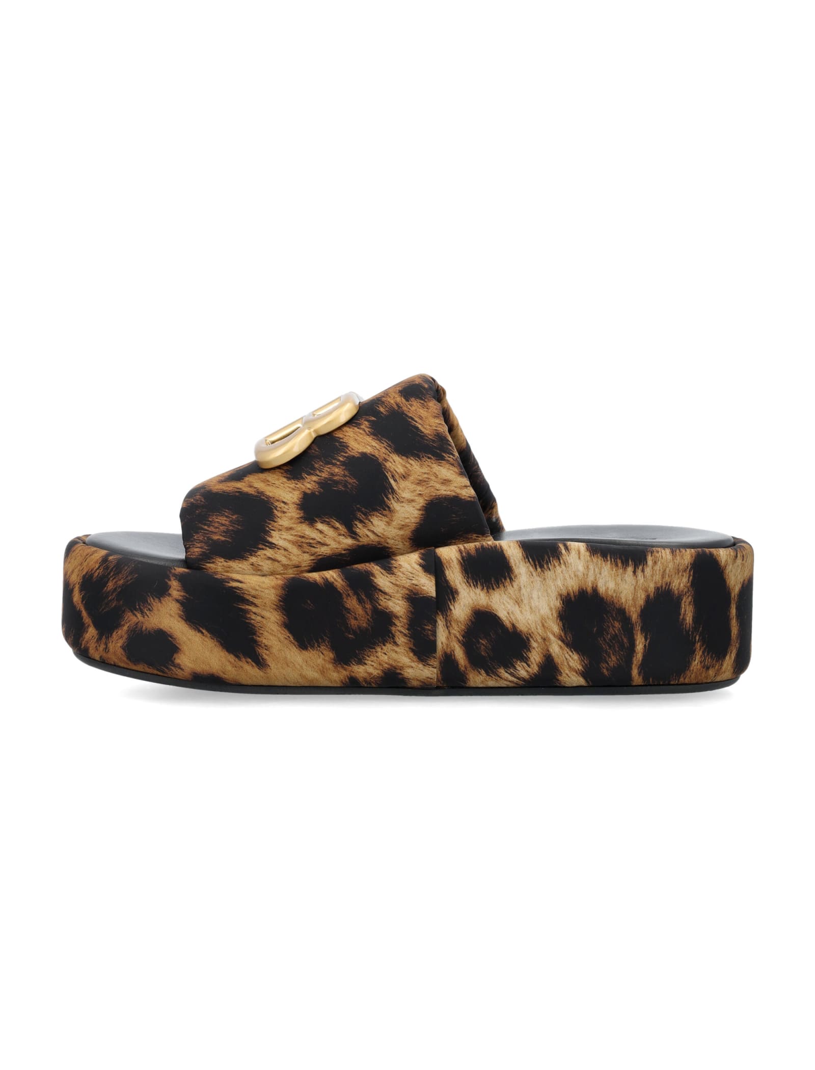 Shop Balenciaga Rise Slide Bb Leo In Leopardorovntst