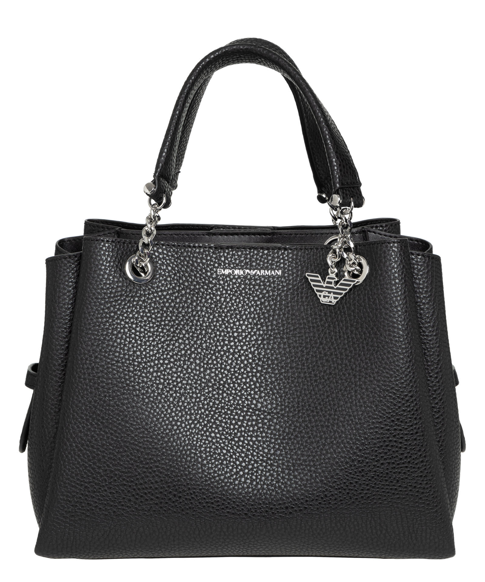 Shop Emporio Armani Handbag In Black