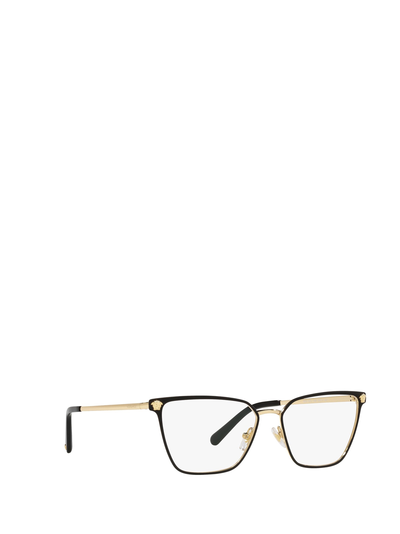 Shop Versace Ve1275 Matte Black / Gold Glasses