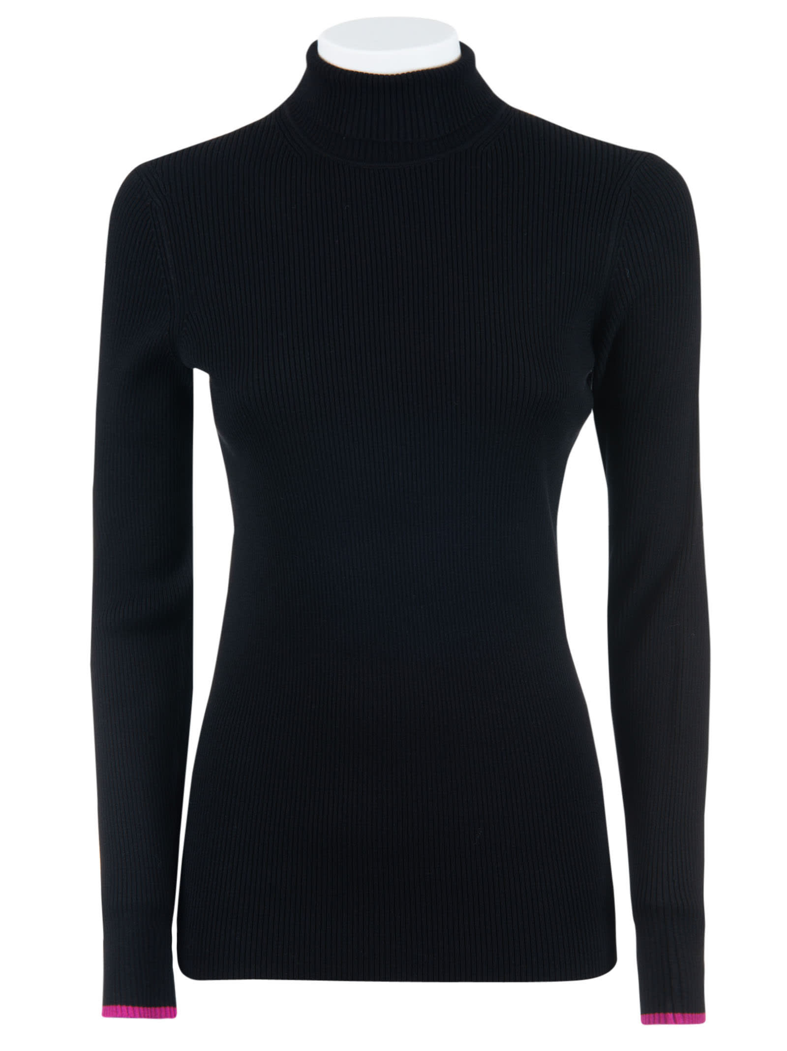 calvin klein black turtleneck sweater