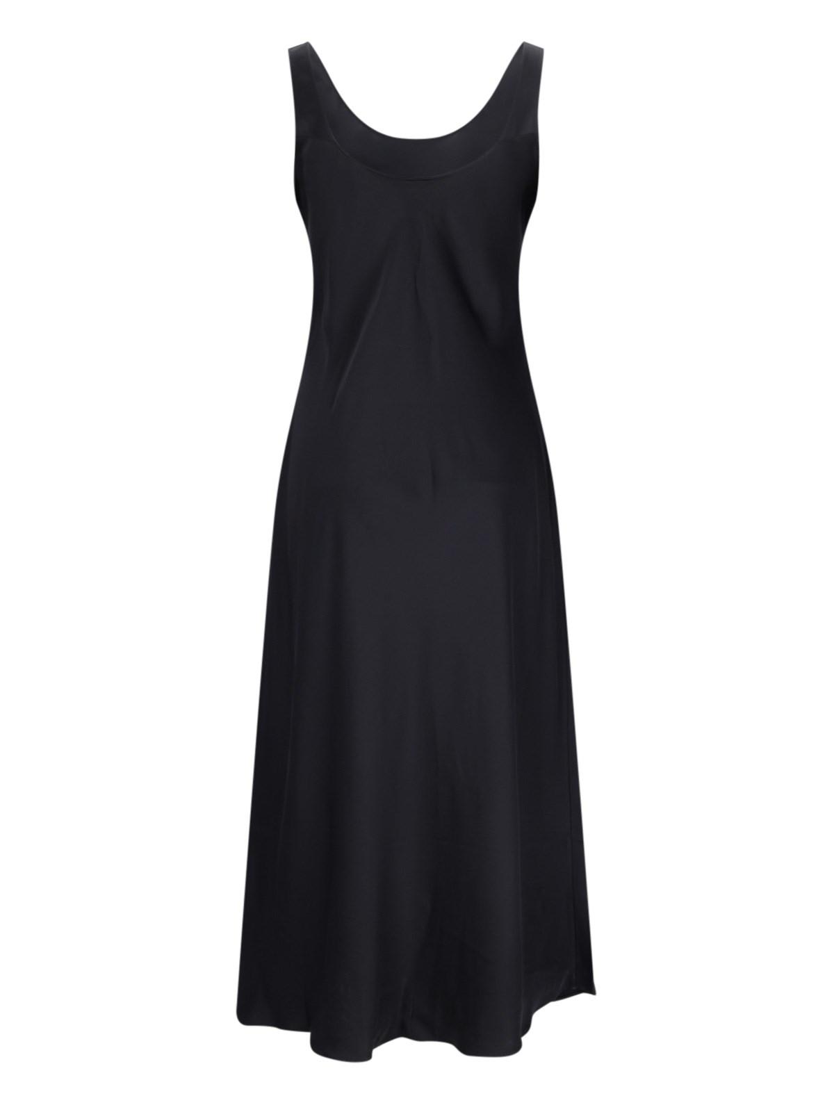 Shop Calvin Klein Flared Maxi Dress In Black