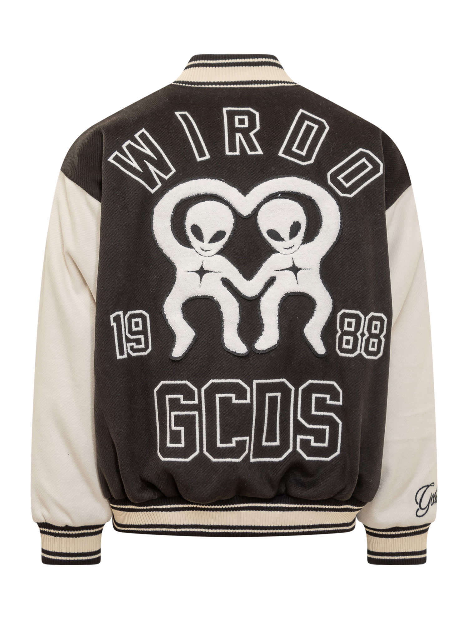 Shop Gcds Wirdo Jacket In Black