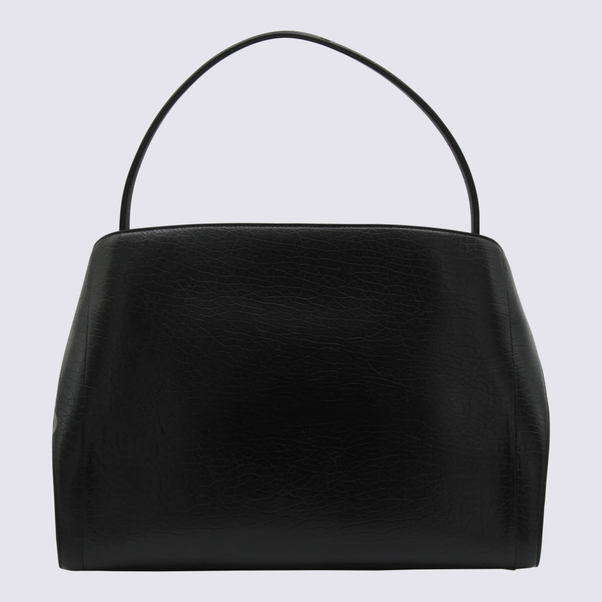 Ferragamo Leather Hug M Handbag With Metal Accents