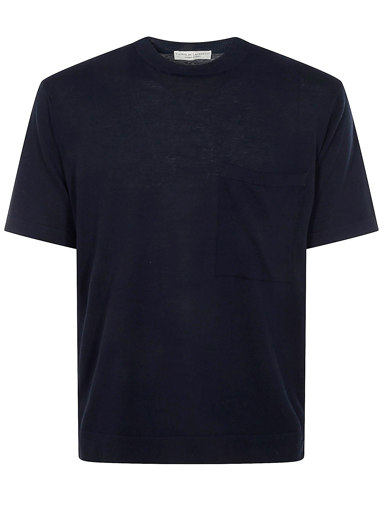 Filippo De Laurentiis Tshirt Pocket Ss Over In Blue