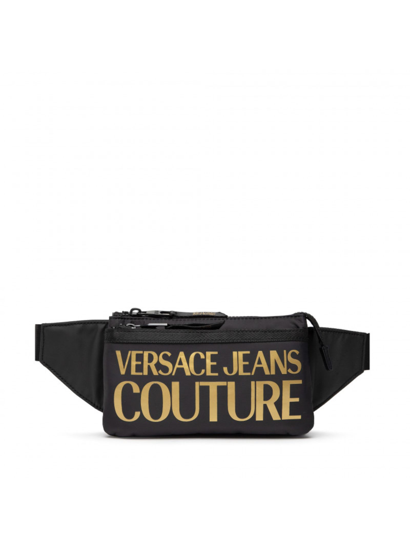 Versace Jeans Couture Bag In Black/gold