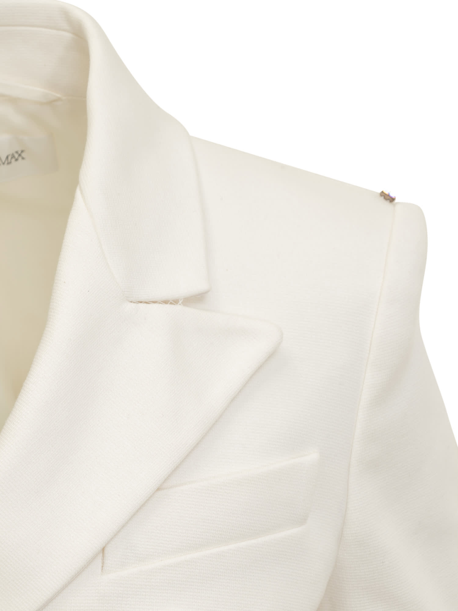 Shop Sportmax Sestri Blazer In Bianco