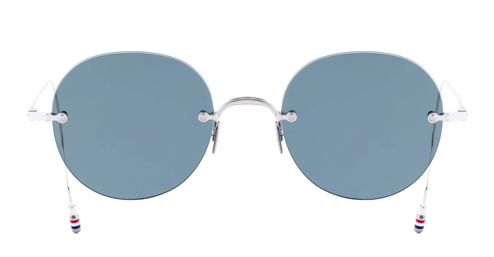 Rimless Oversized - Silver Sunglasses