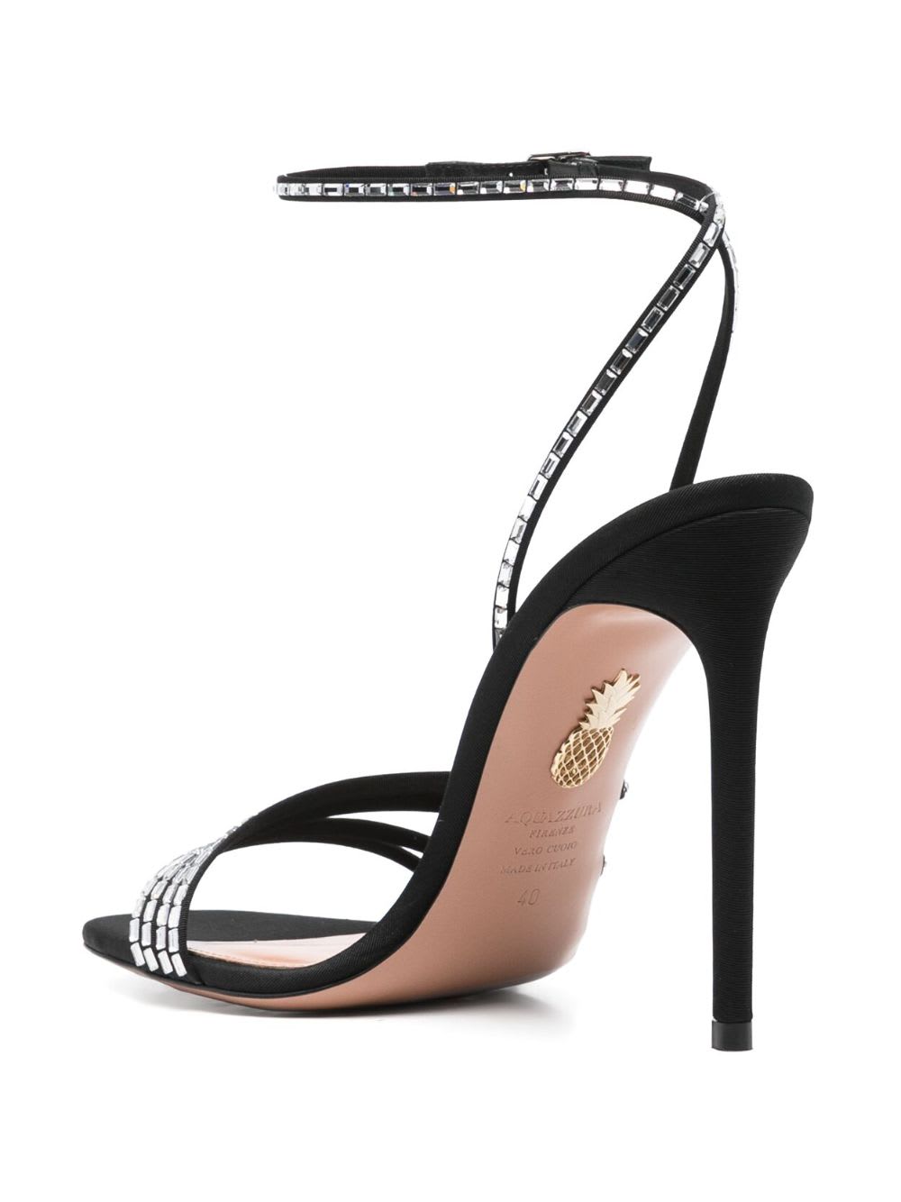 Aquazzura Sandali Mistica In Tessuto Decorato  Donna In Multi