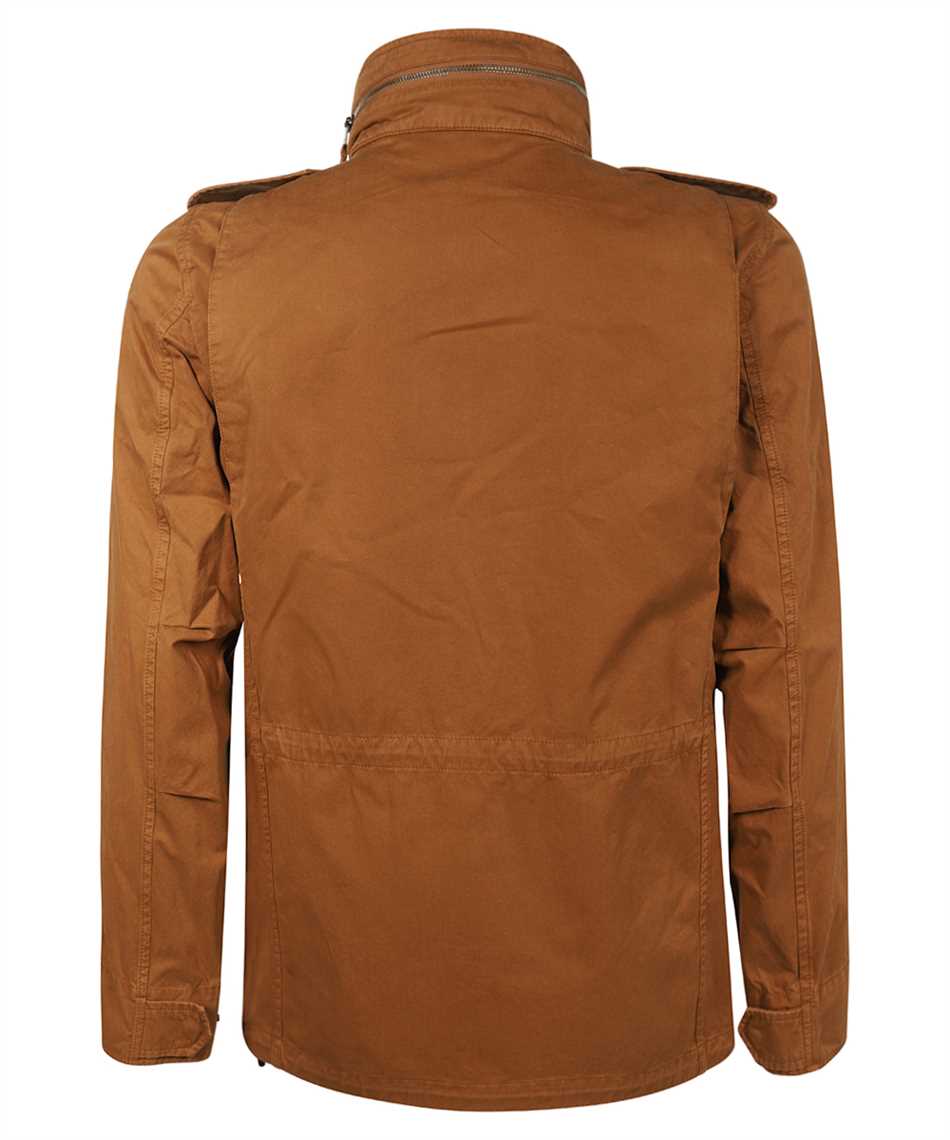 Aspesi Cotton Minifield Jacket In Brown