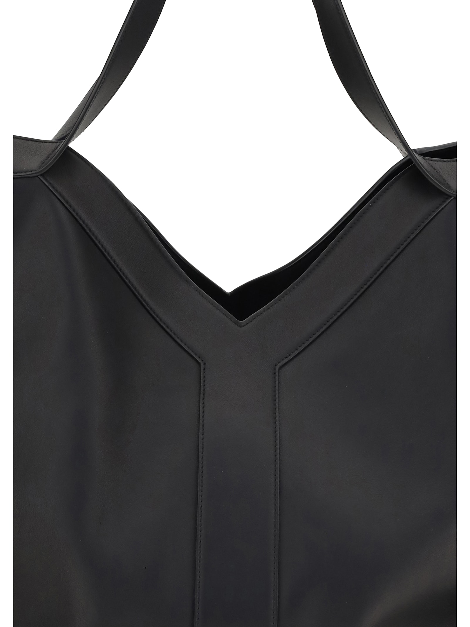 Saint Laurent Large Y Tote Bag In Black