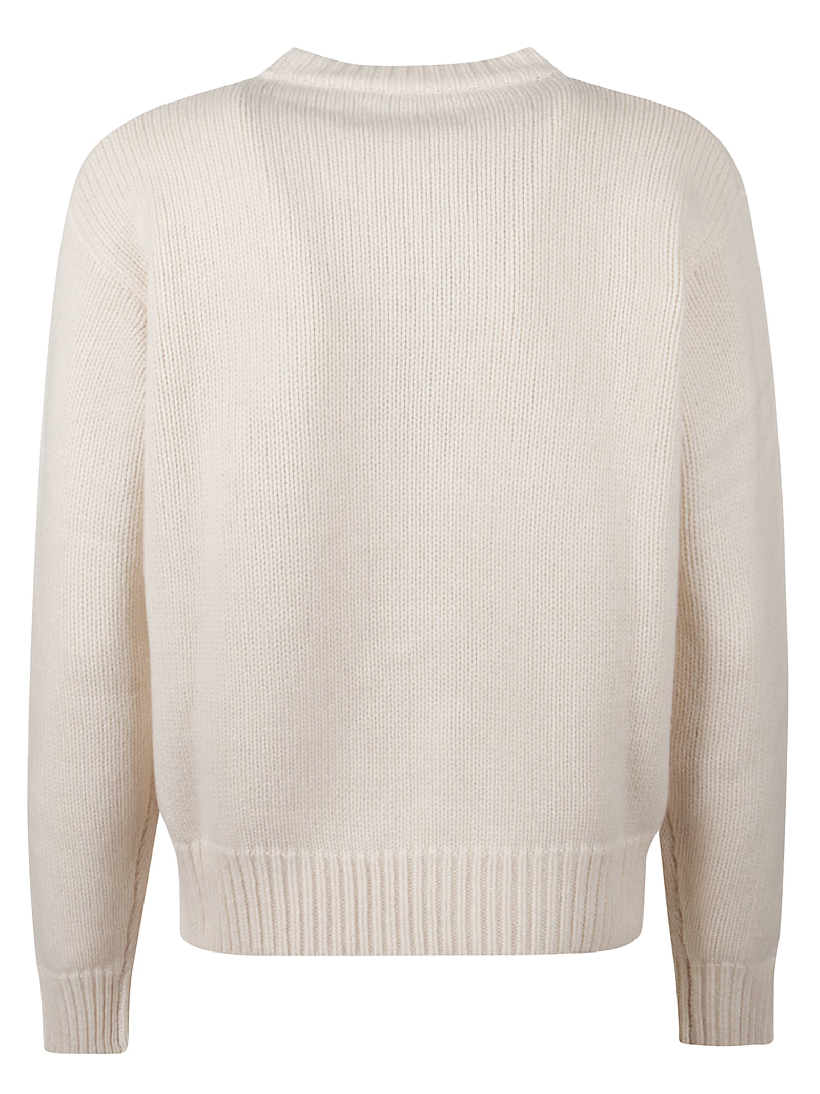 Mc2 Saint Barth Half Neck Sweater In Neutral
