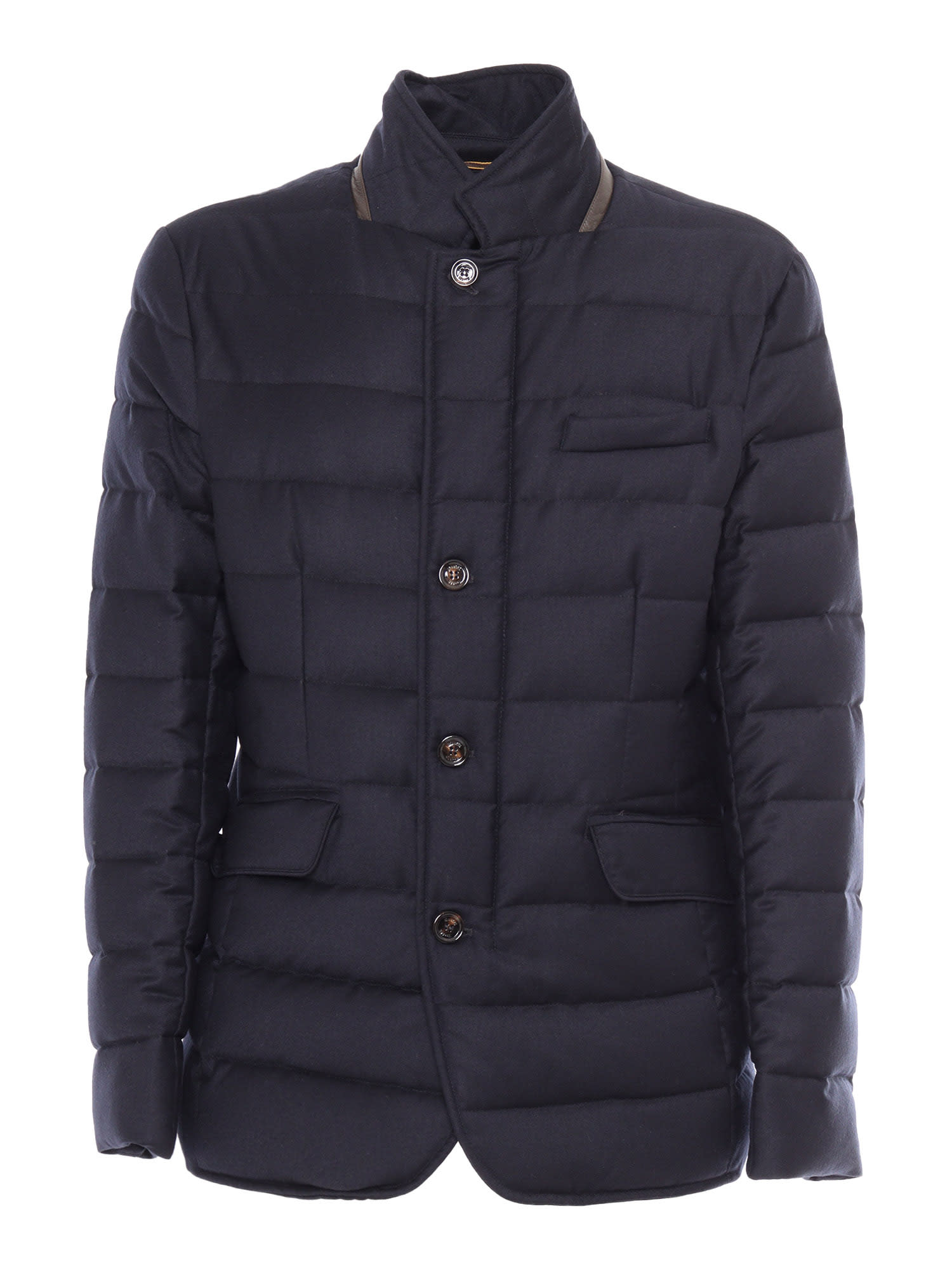 Shop Moorer Zayn-l Jacket In Blue