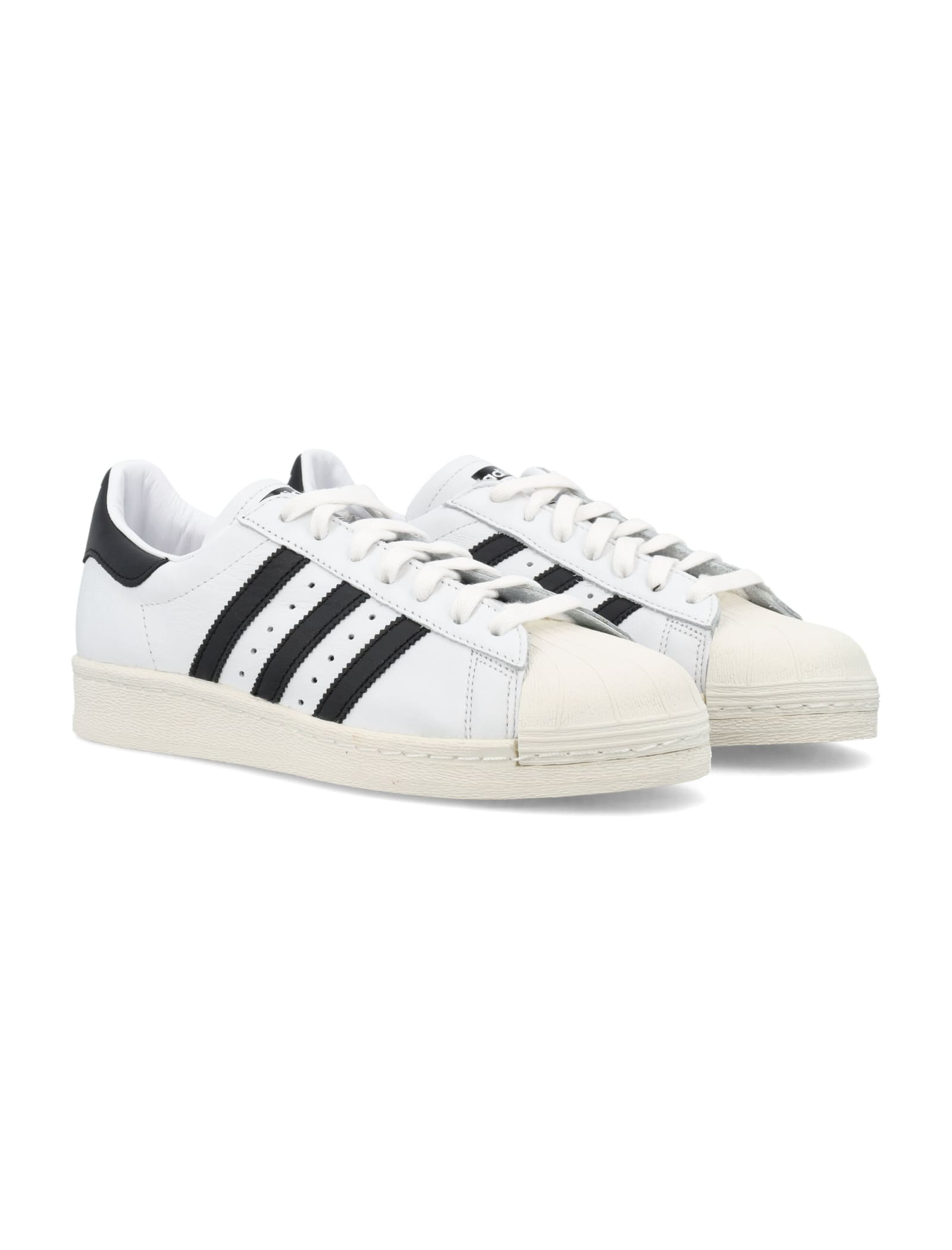 Adidas Originals Superstar In White & Core Black