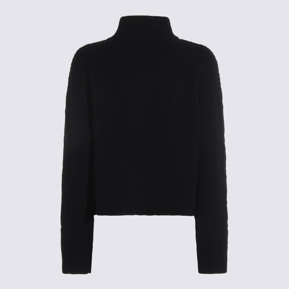 Max Mara Black Wool Afelio Knitwear In Black