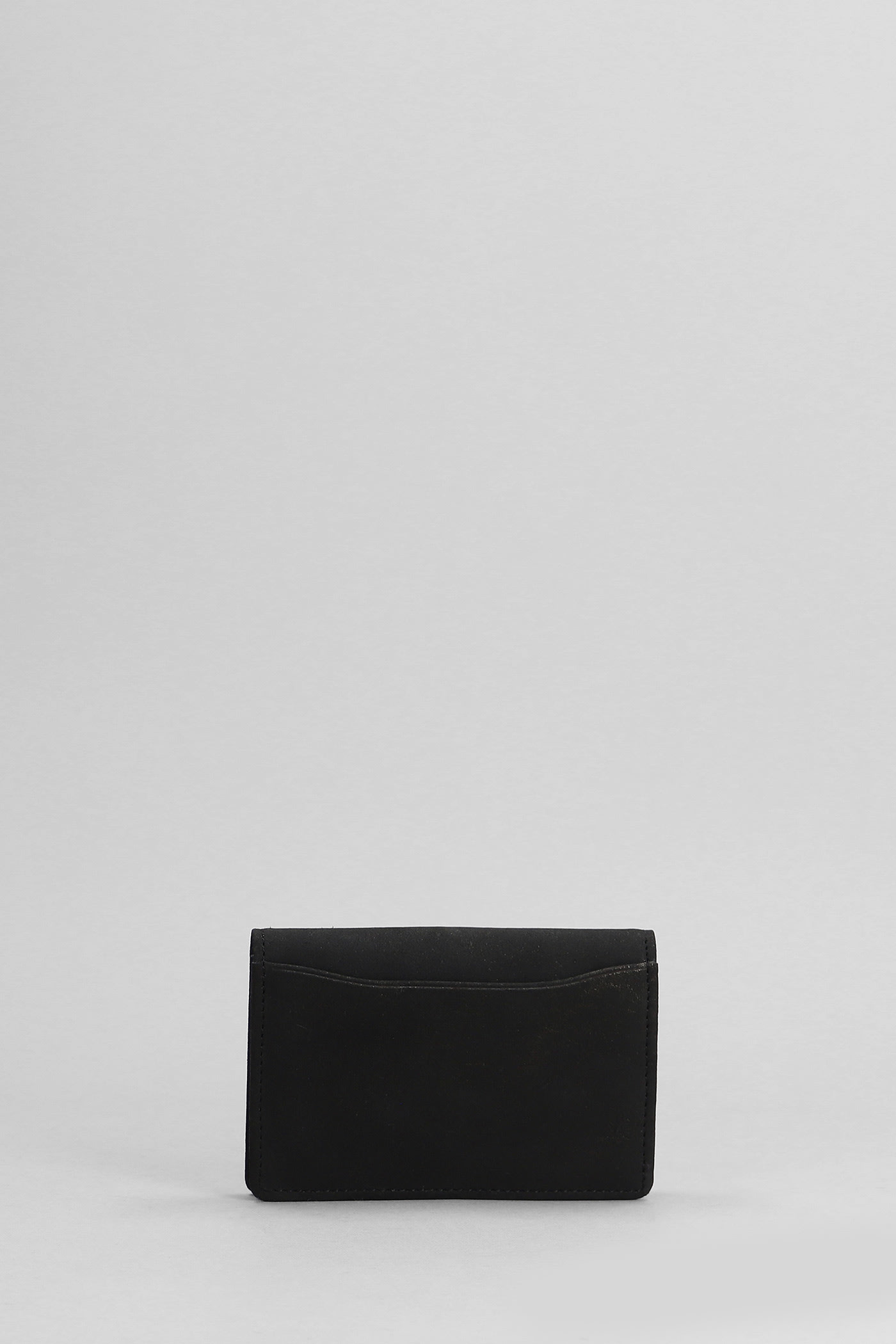 Shop Yohji Yamamoto Wallet In Black Leather