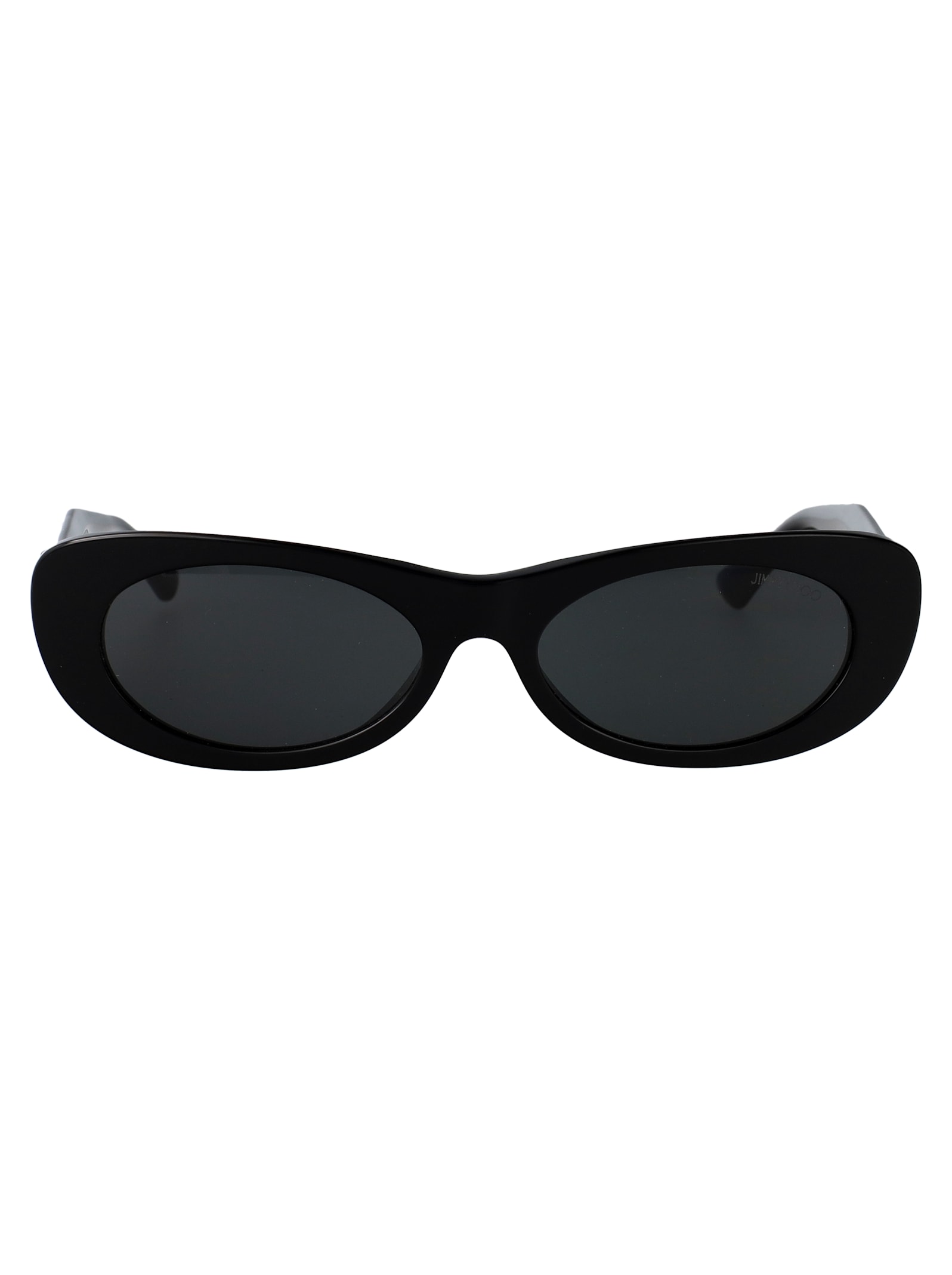 Jimmy Choo Nero Acetate Sunglasses In Black