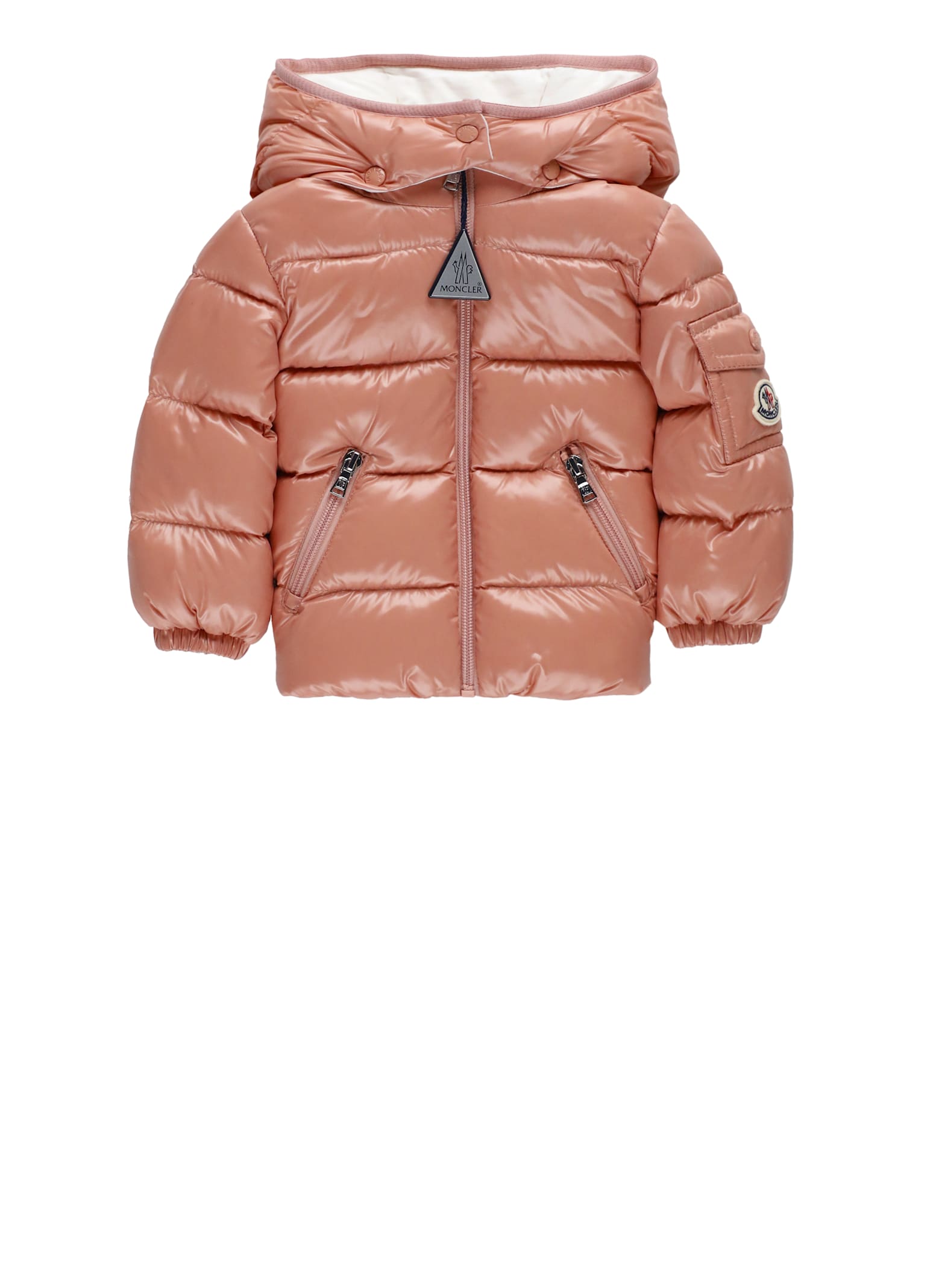 Moncler Babies' Bady Down Jacket In Pink