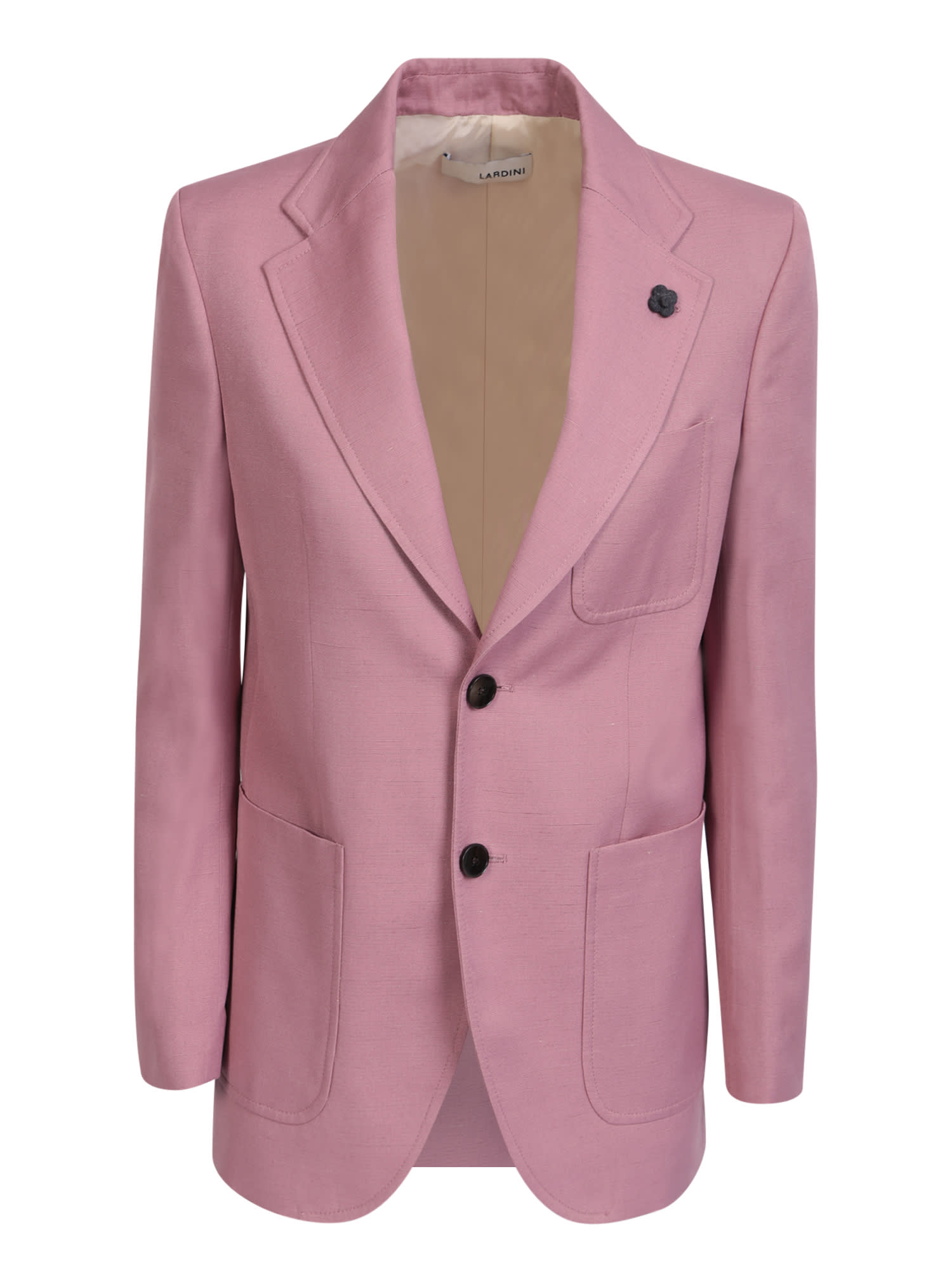 Lardini Single-breasted Pink Jacket