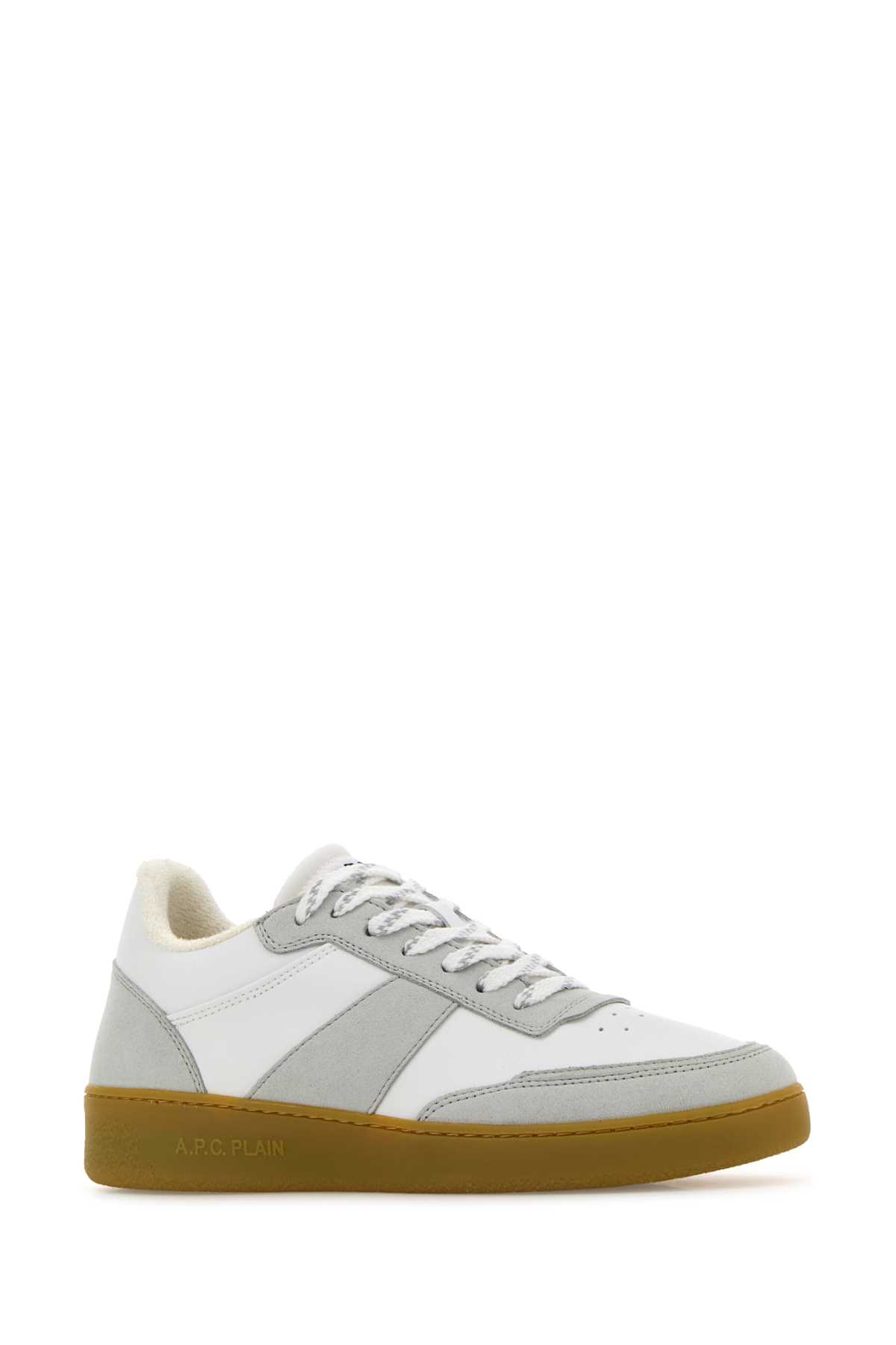 Apc Two-tone Synthetic Leather Plain Sneakers In Multi