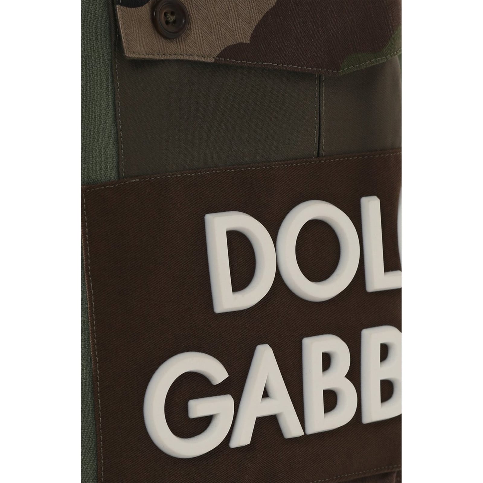 Shop Dolce & Gabbana Cotton Shorts In Green