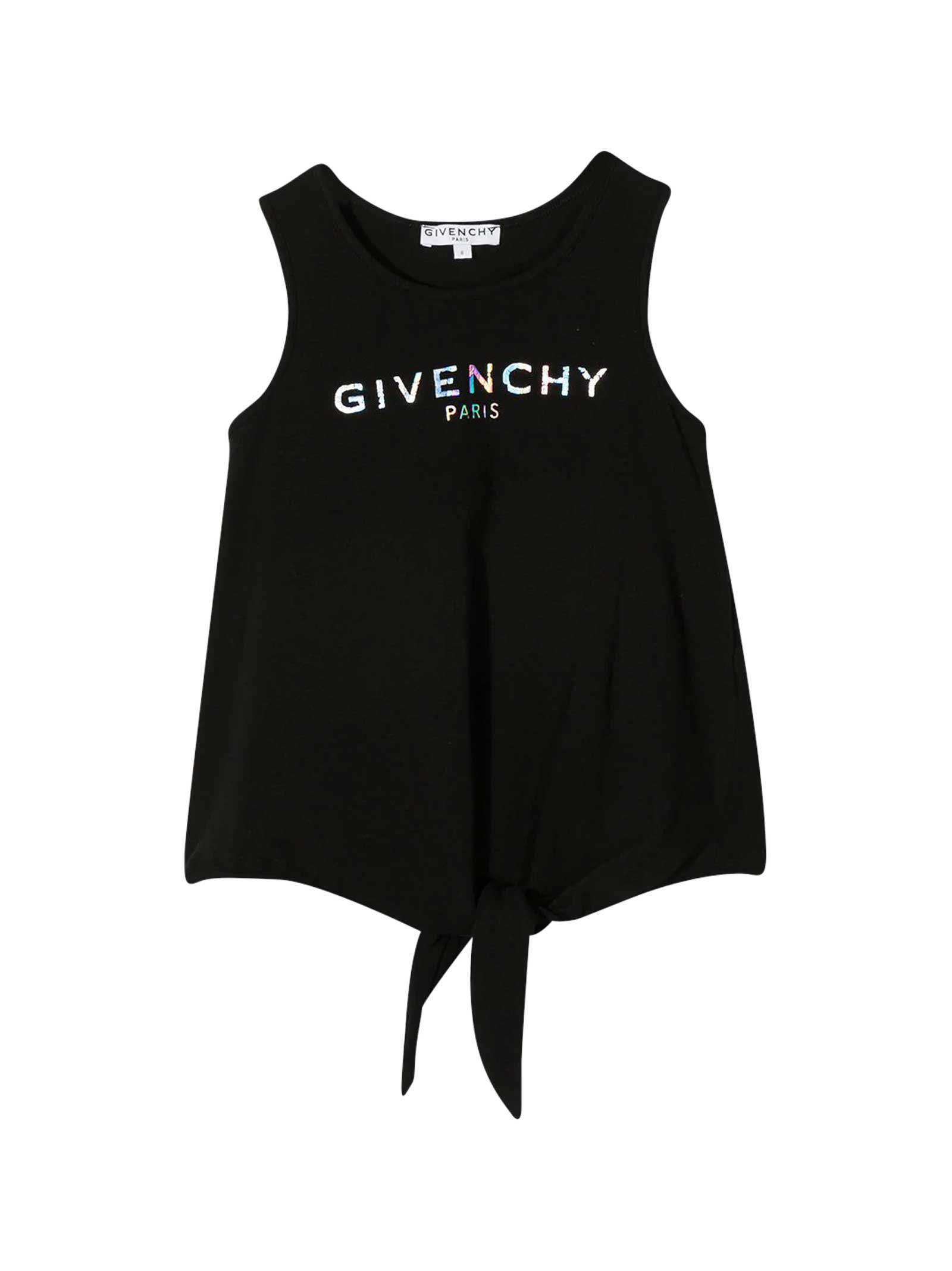 Shop Givenchy Black Tank Top In Nero