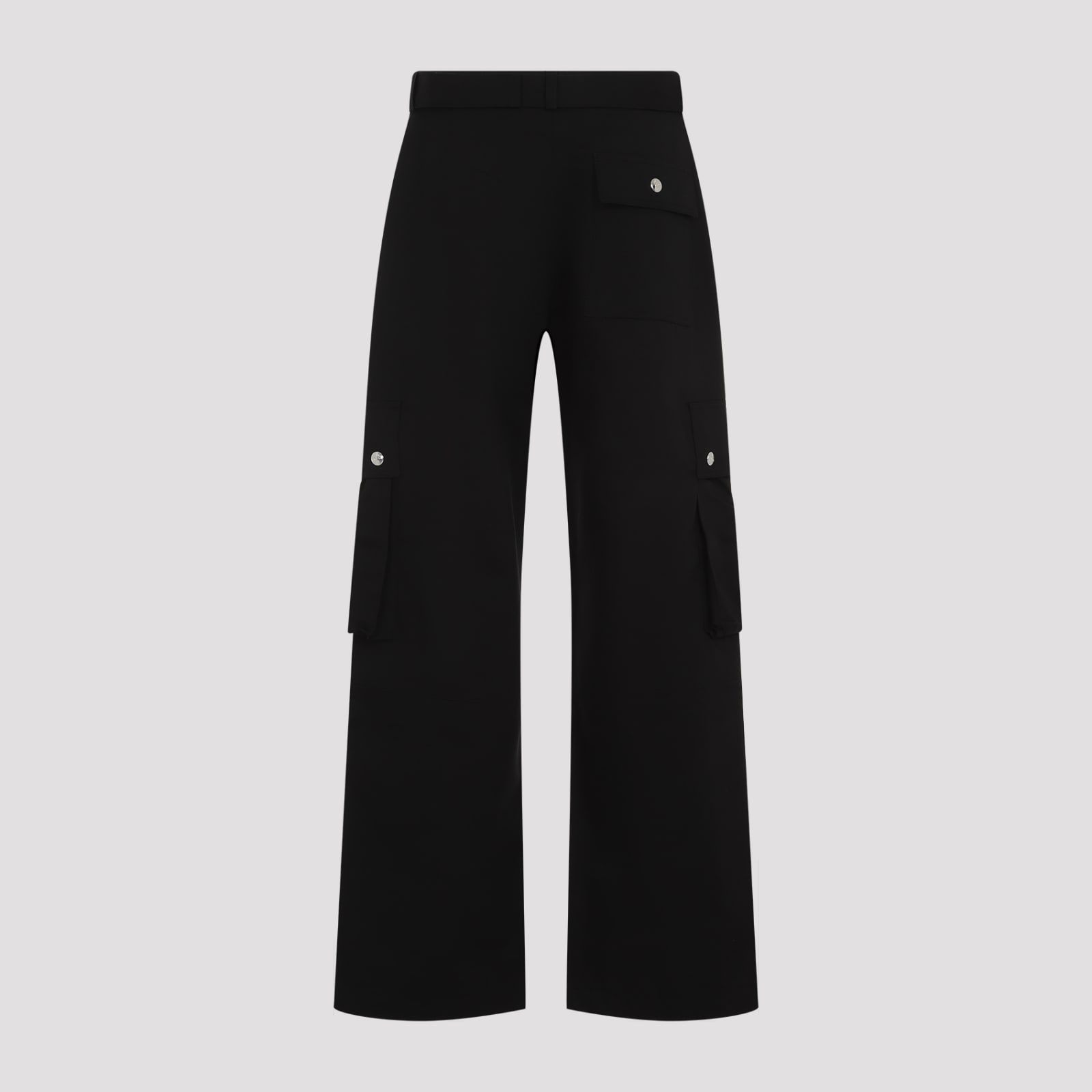 Jacquemus Straight Cargo Pants In Black
