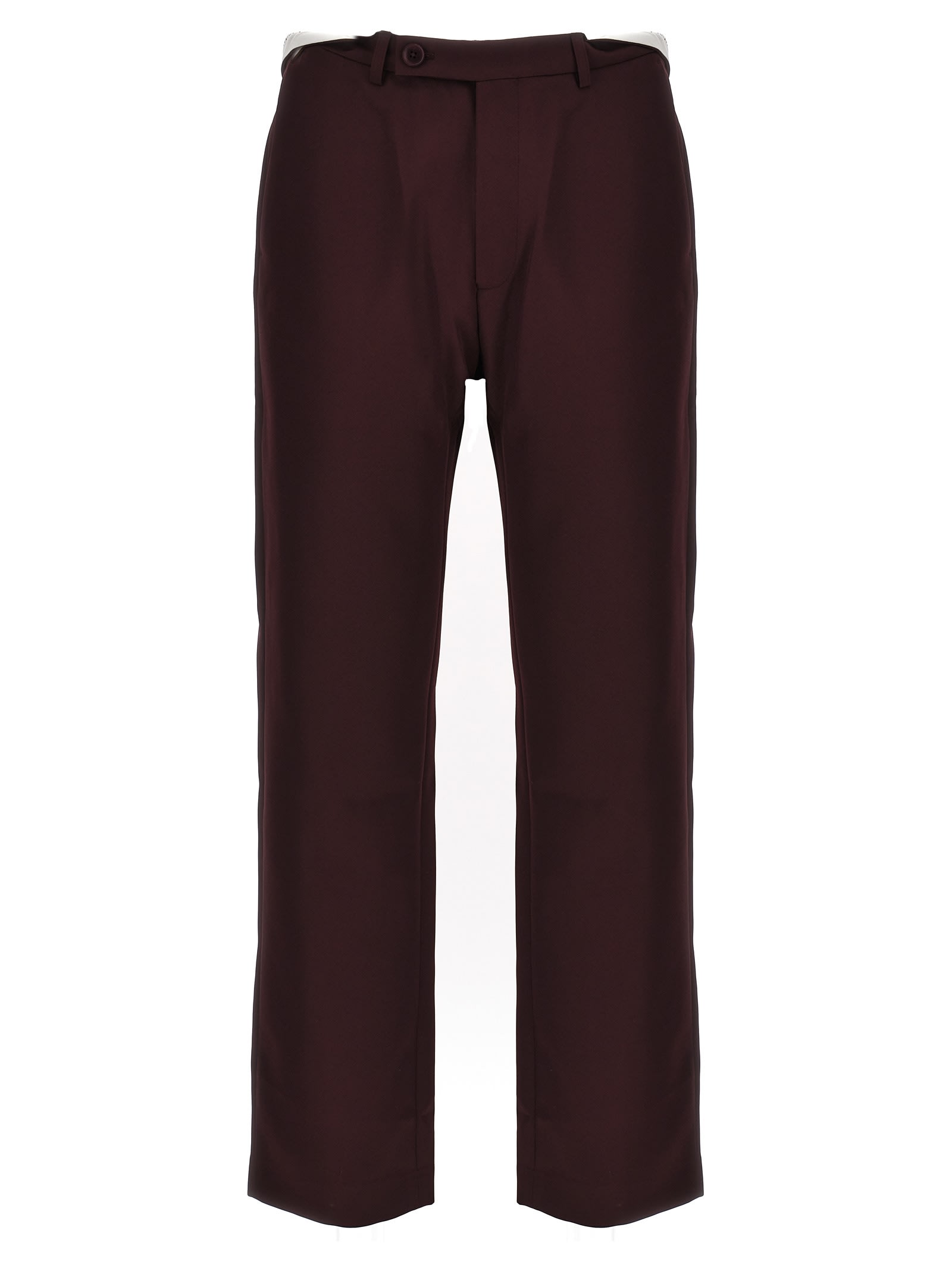 rolled Waistband Tailored Pants