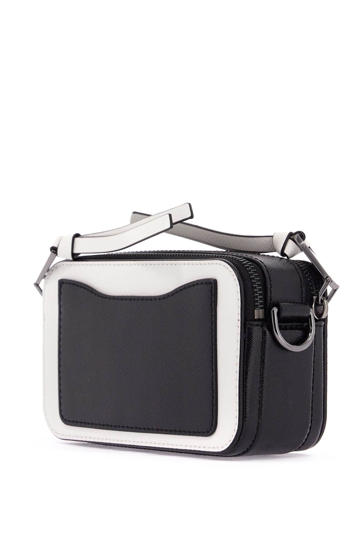 Shop Marc Jacobs The Snapshot Camera Bag In Black/white (black)