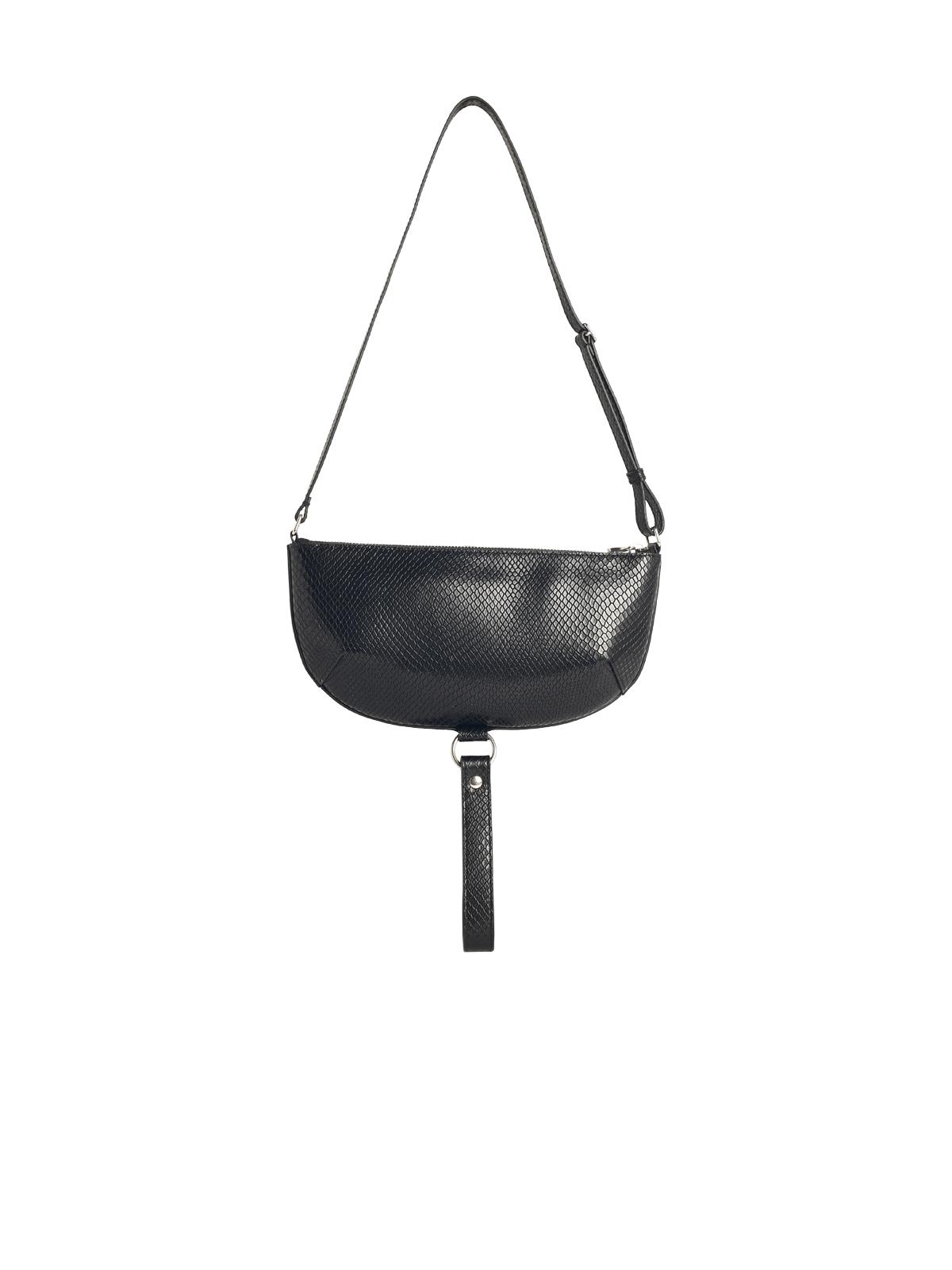 Courrèges 'viper Eclipse Holy' Leather Bag In Black