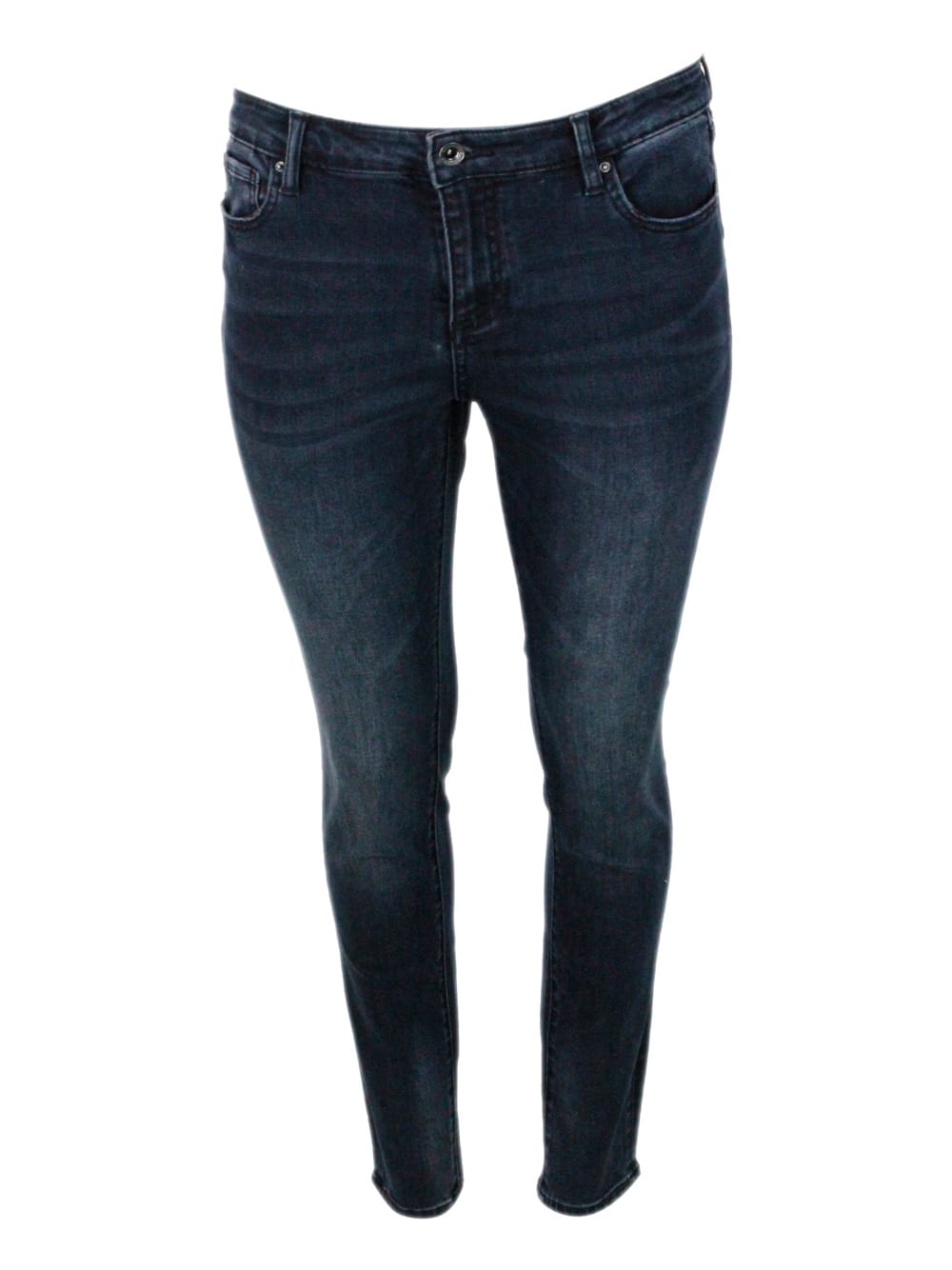 Shop Armani Exchange Pants In Denim