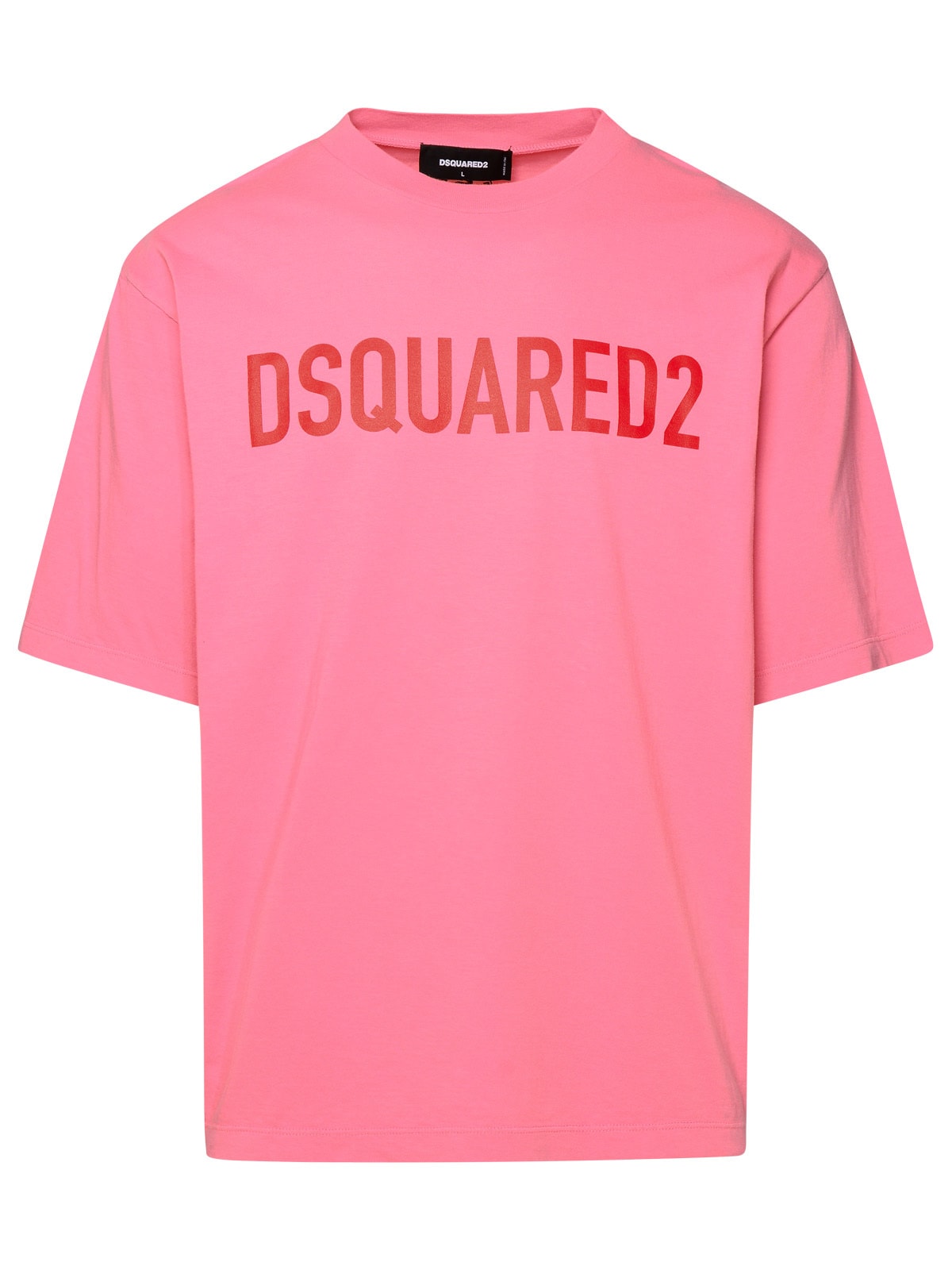 Shop Dsquared2 Pink Cotton T-shirt
