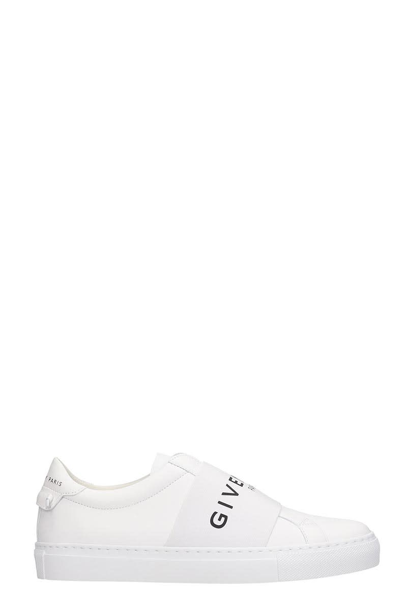 Givenchy Urban Street Sneakers In White Leather