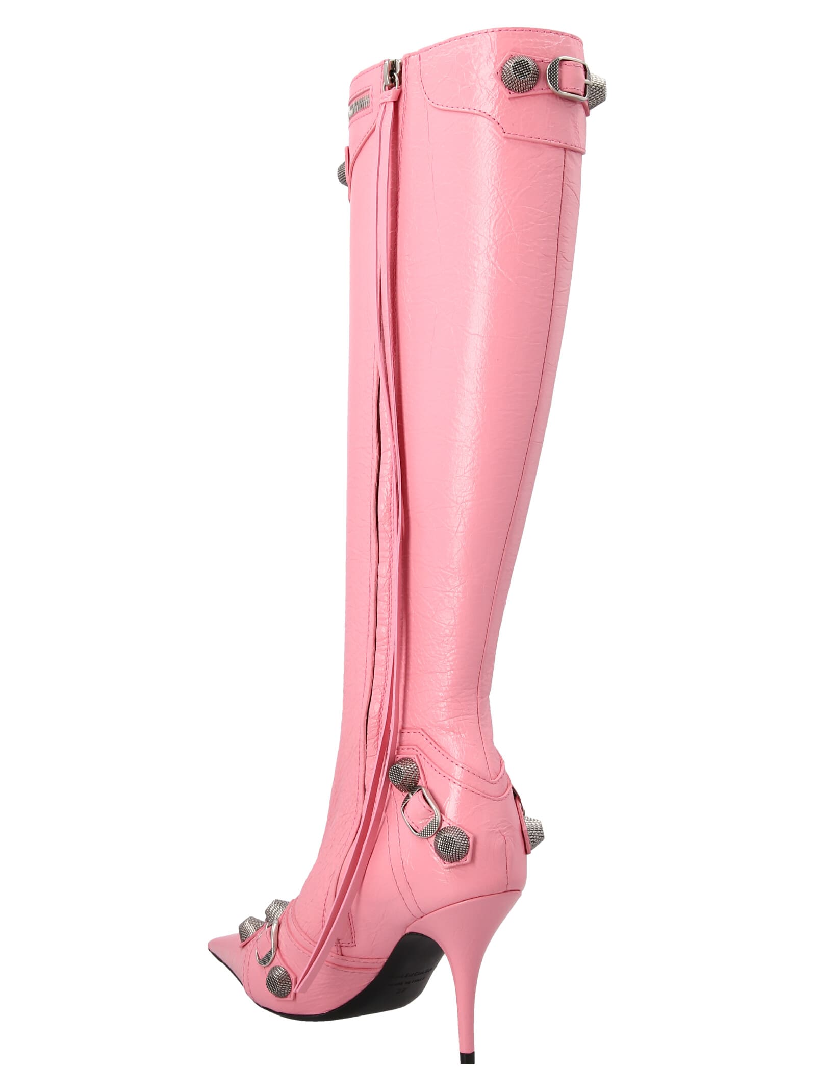 Shop Balenciaga Cagle Boots In Pink