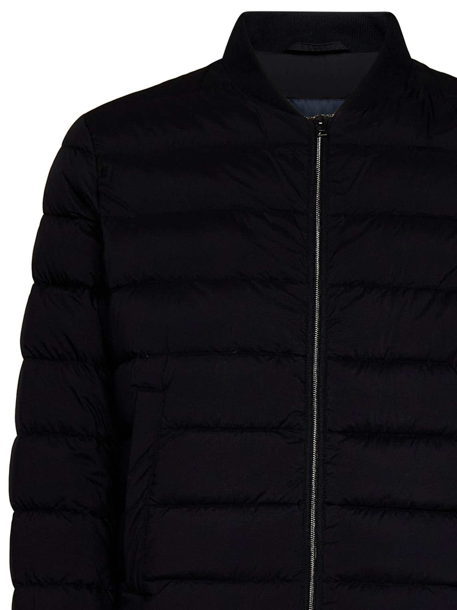 Shop Herno L Aviatore Down Jacket In Black