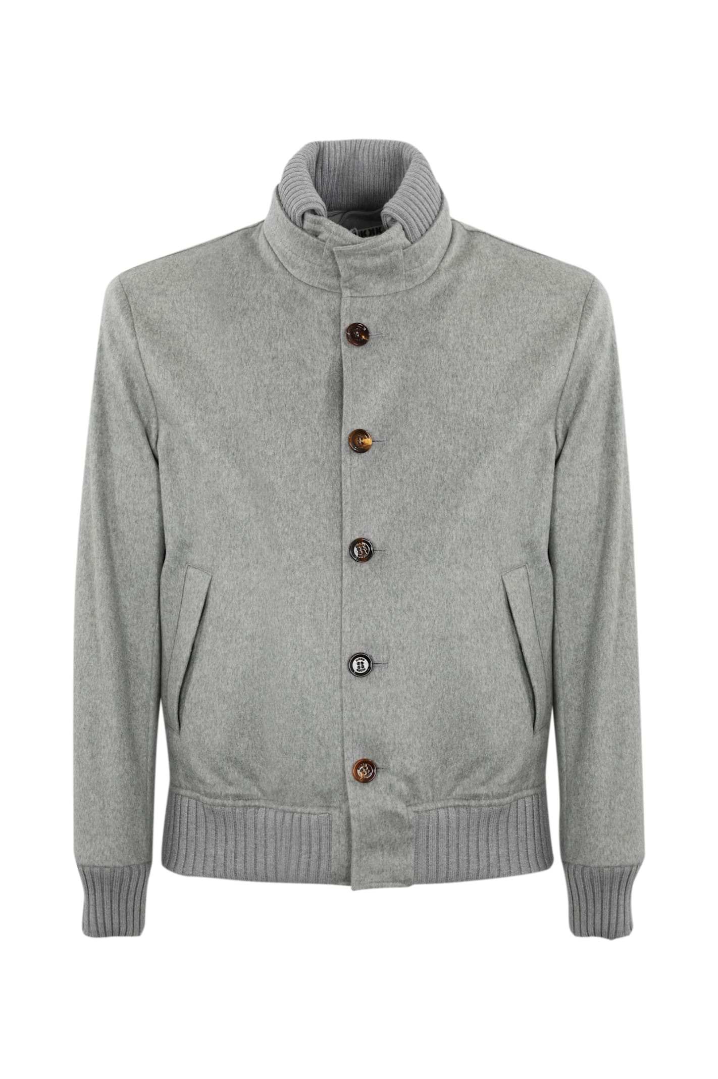 Shop Kired Ronde Wool Jacket In Grigio