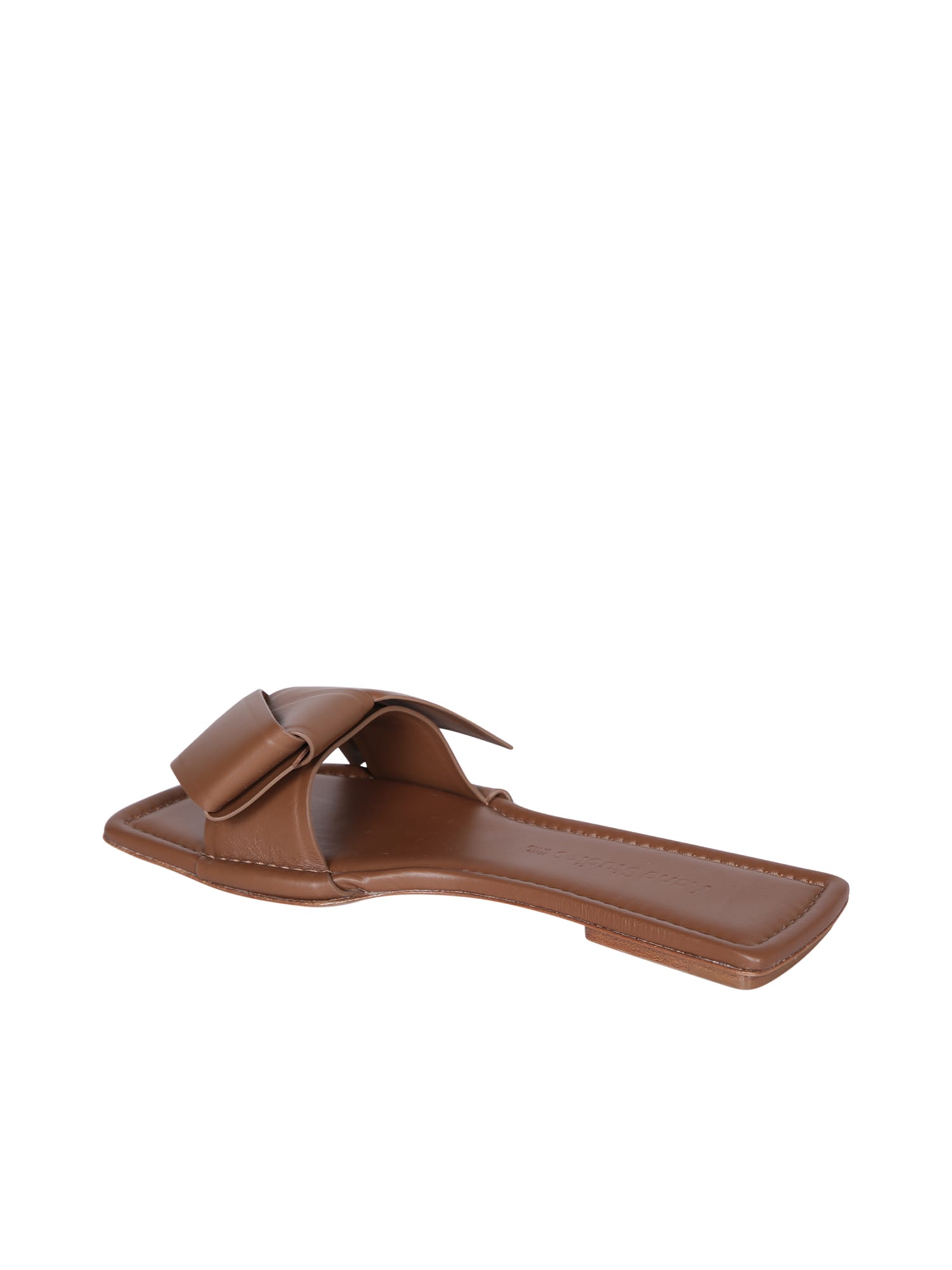 Acne Studios 'musubi' Slides In Brown